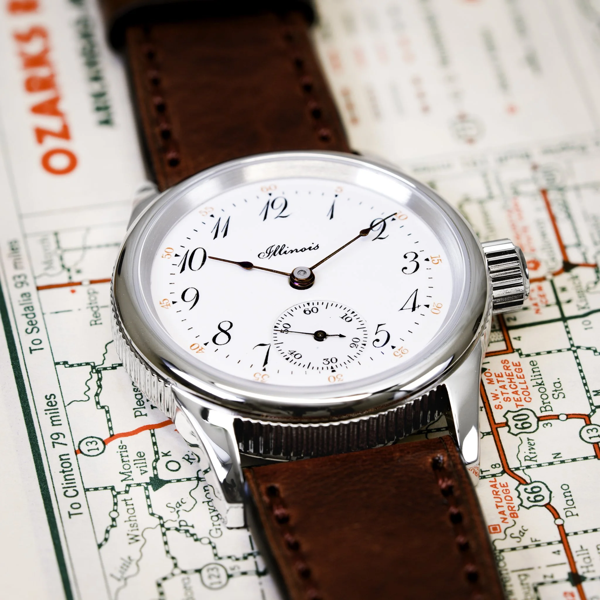 Illinois pocket watch conversion