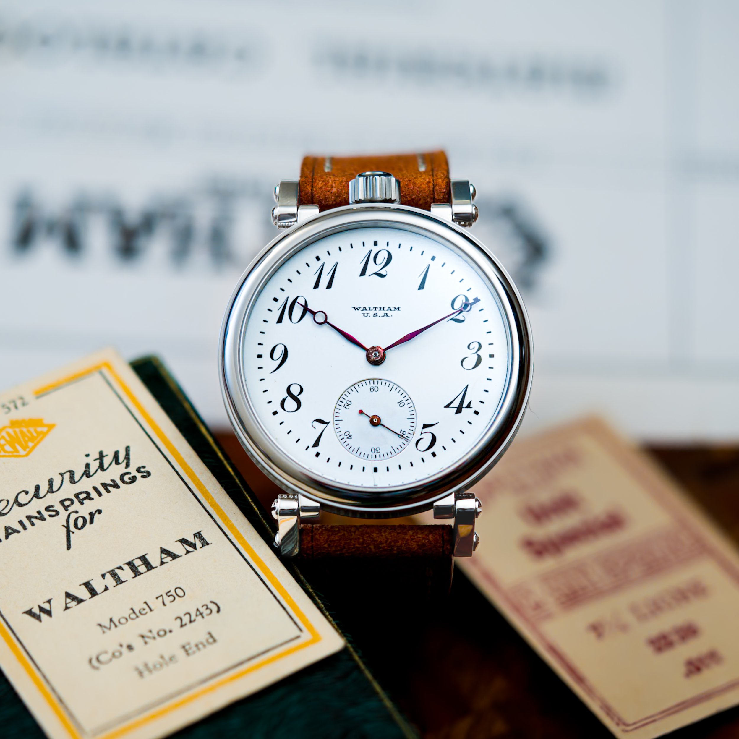 Waltham pocket watch conversion