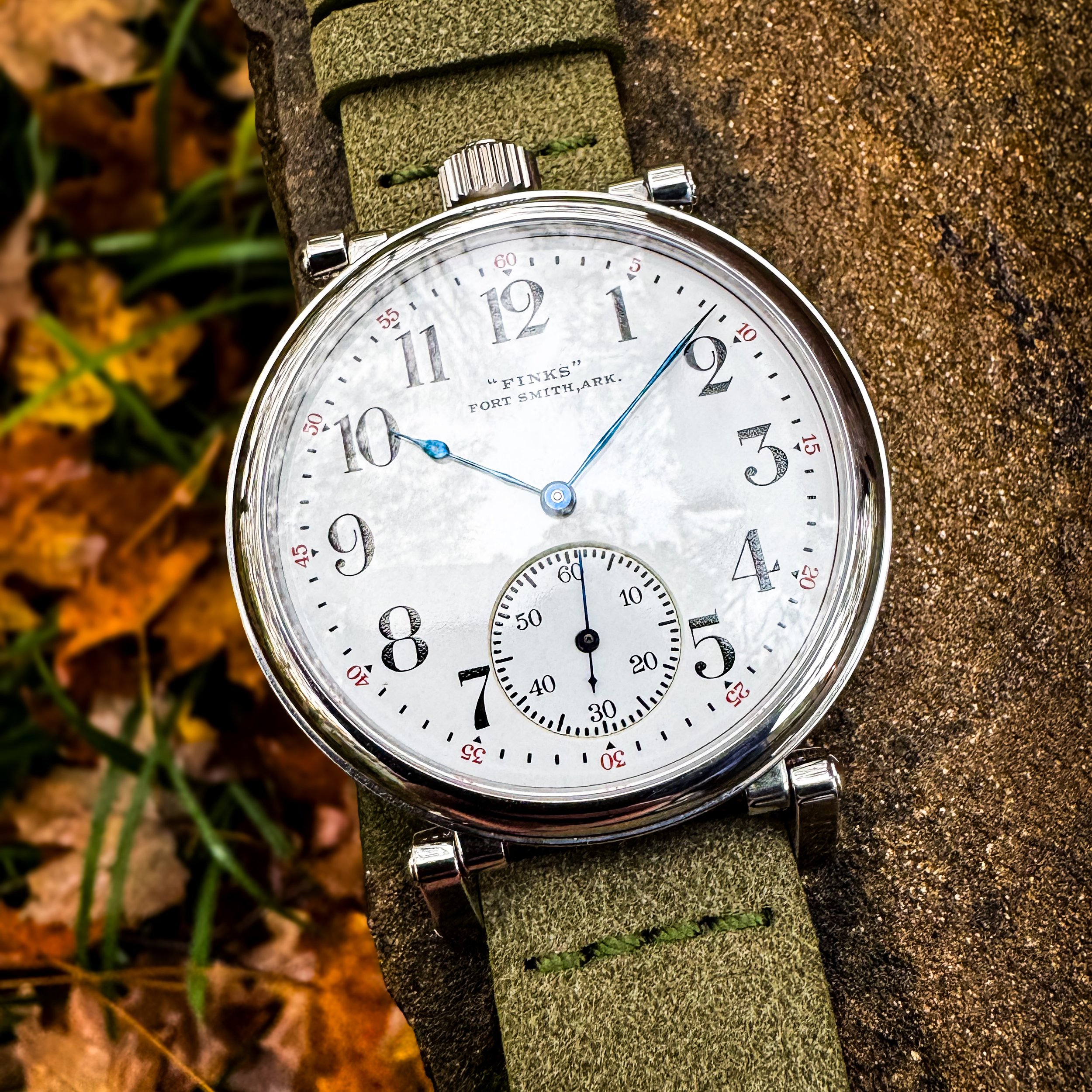Elgin pocket watch conversion