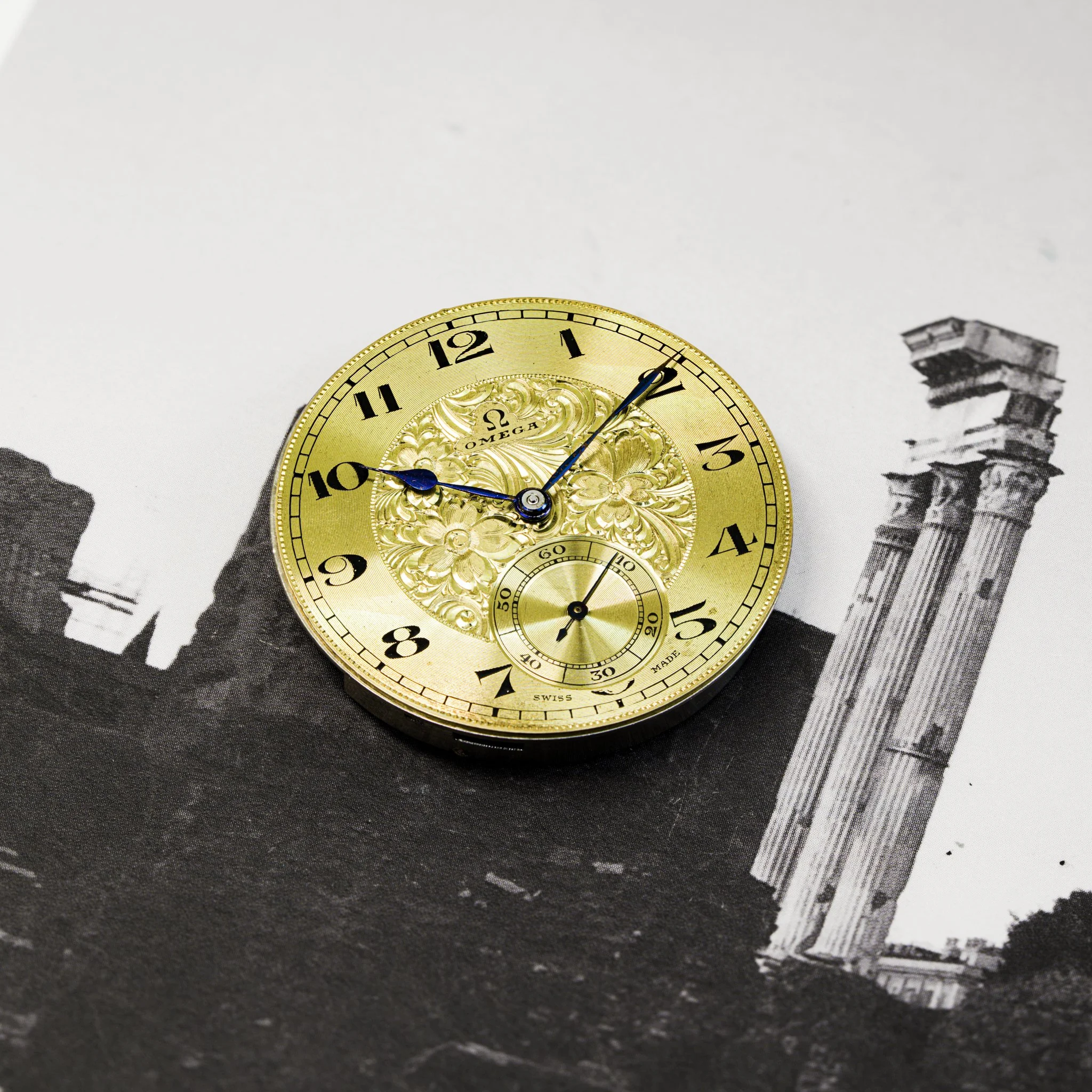 Omega pocket watch conversion
