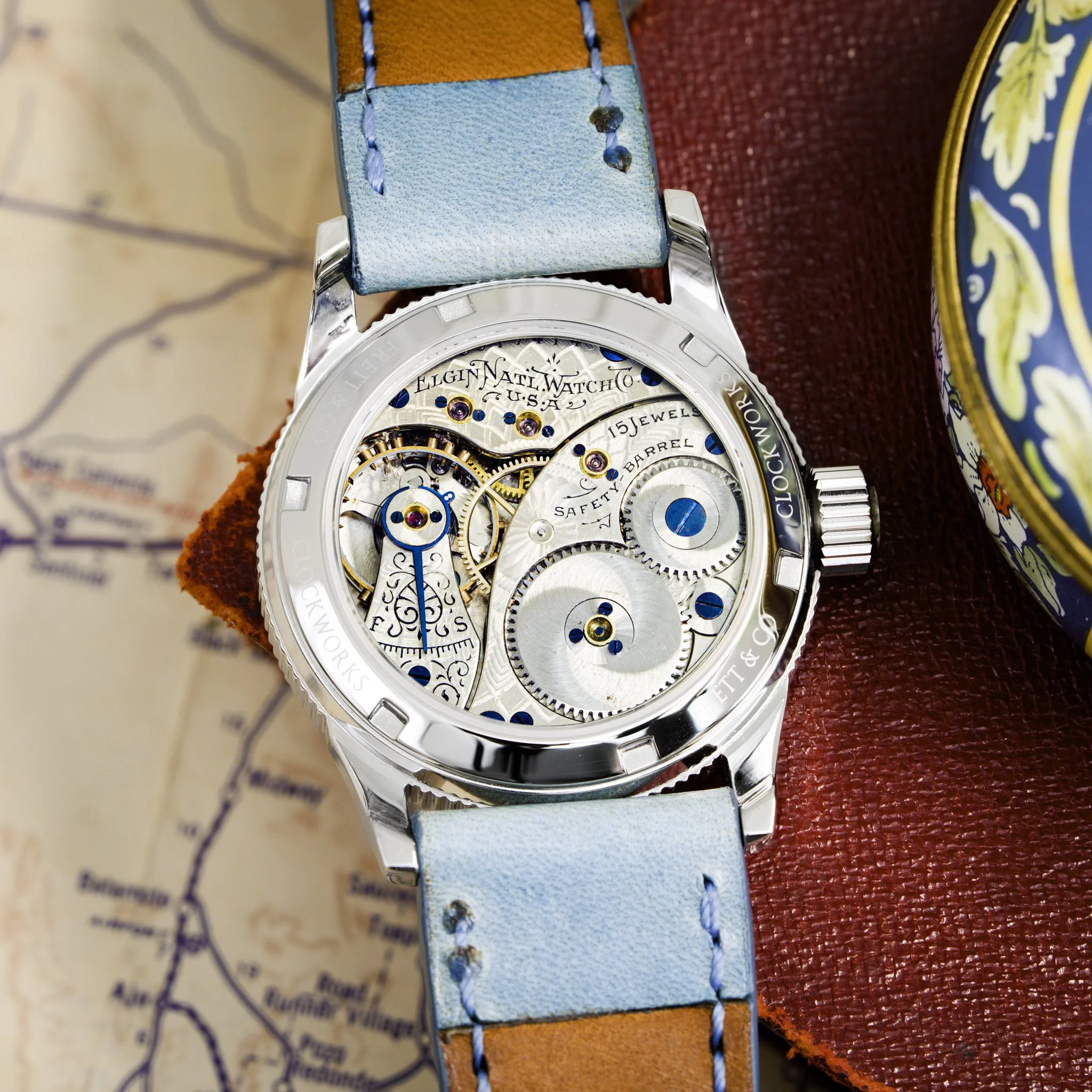 Elgin pocket watch conversion