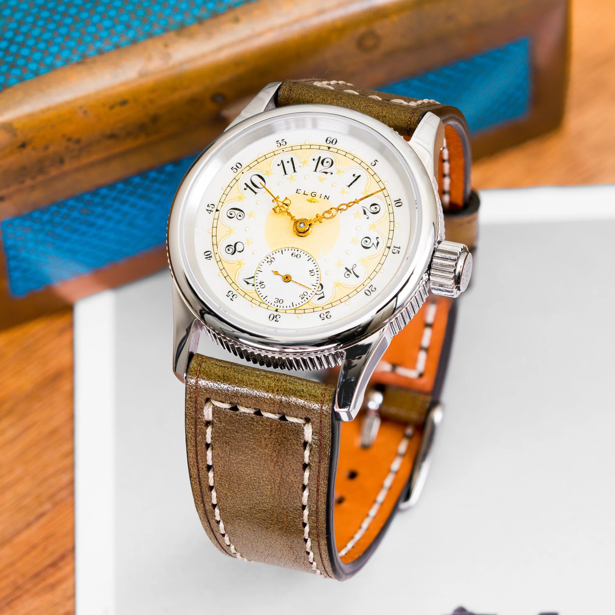 Elgin pocket watch conversion
