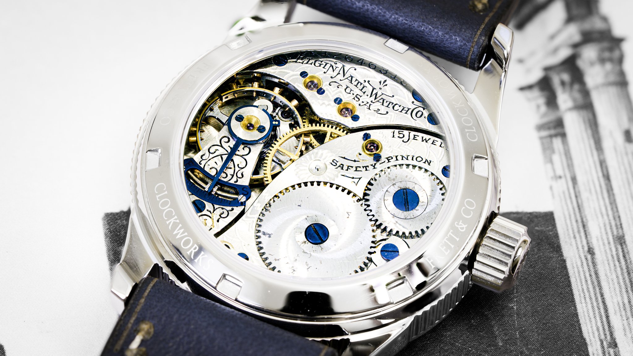 Elgin pocket watch conversion