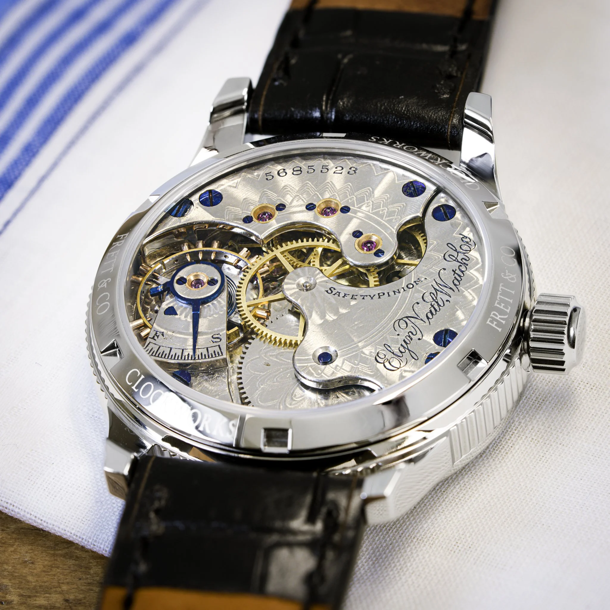 Elgin pocket watch conversion