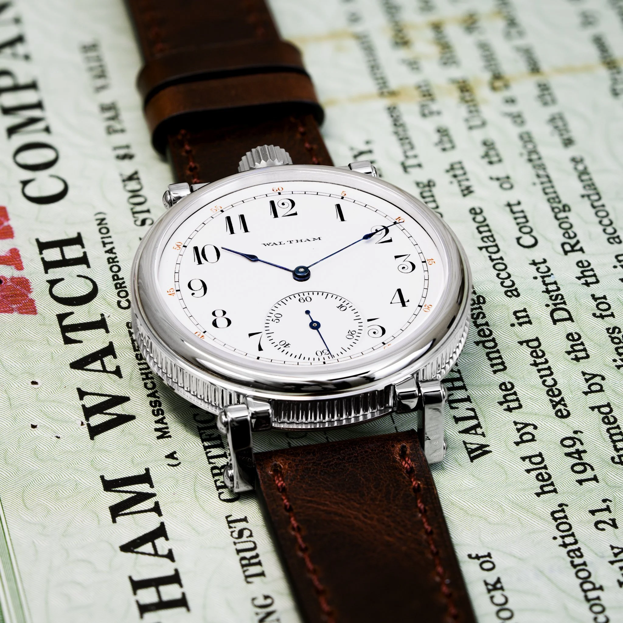 Waltham pocket watch conversion