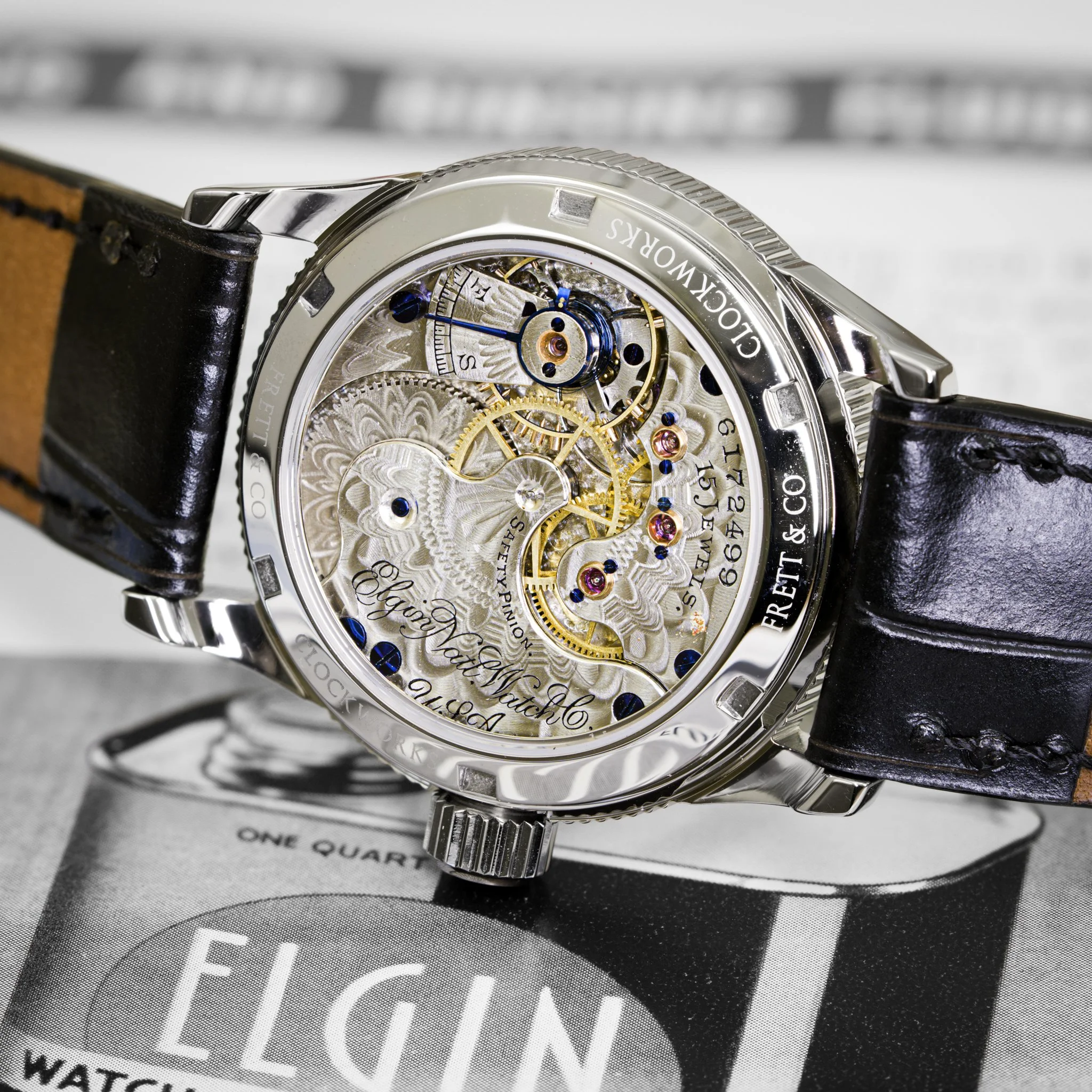 Elgin pocket watch conversion