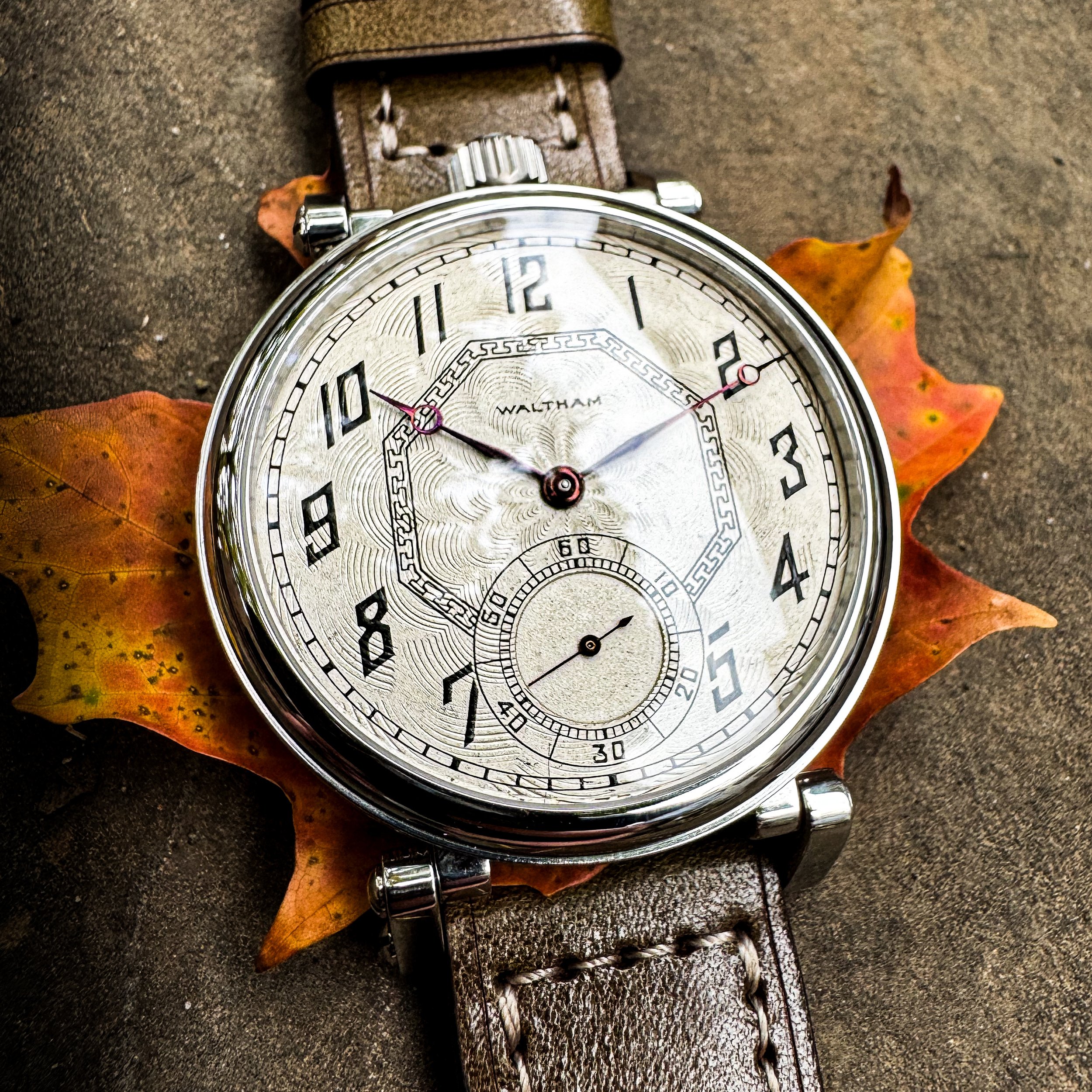Waltham pocket watch conversion