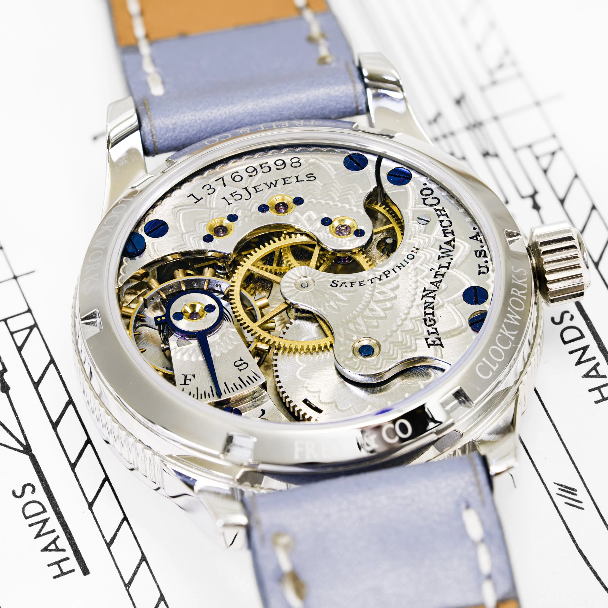 Elgin pocket watch conversion