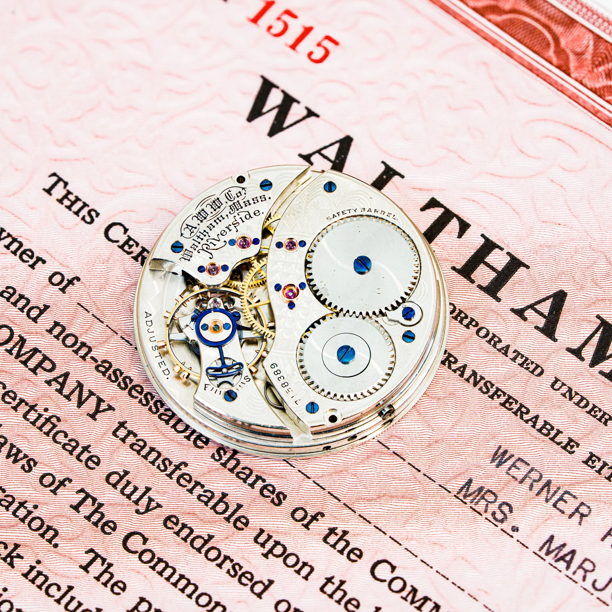 Waltham pocket watch conversion