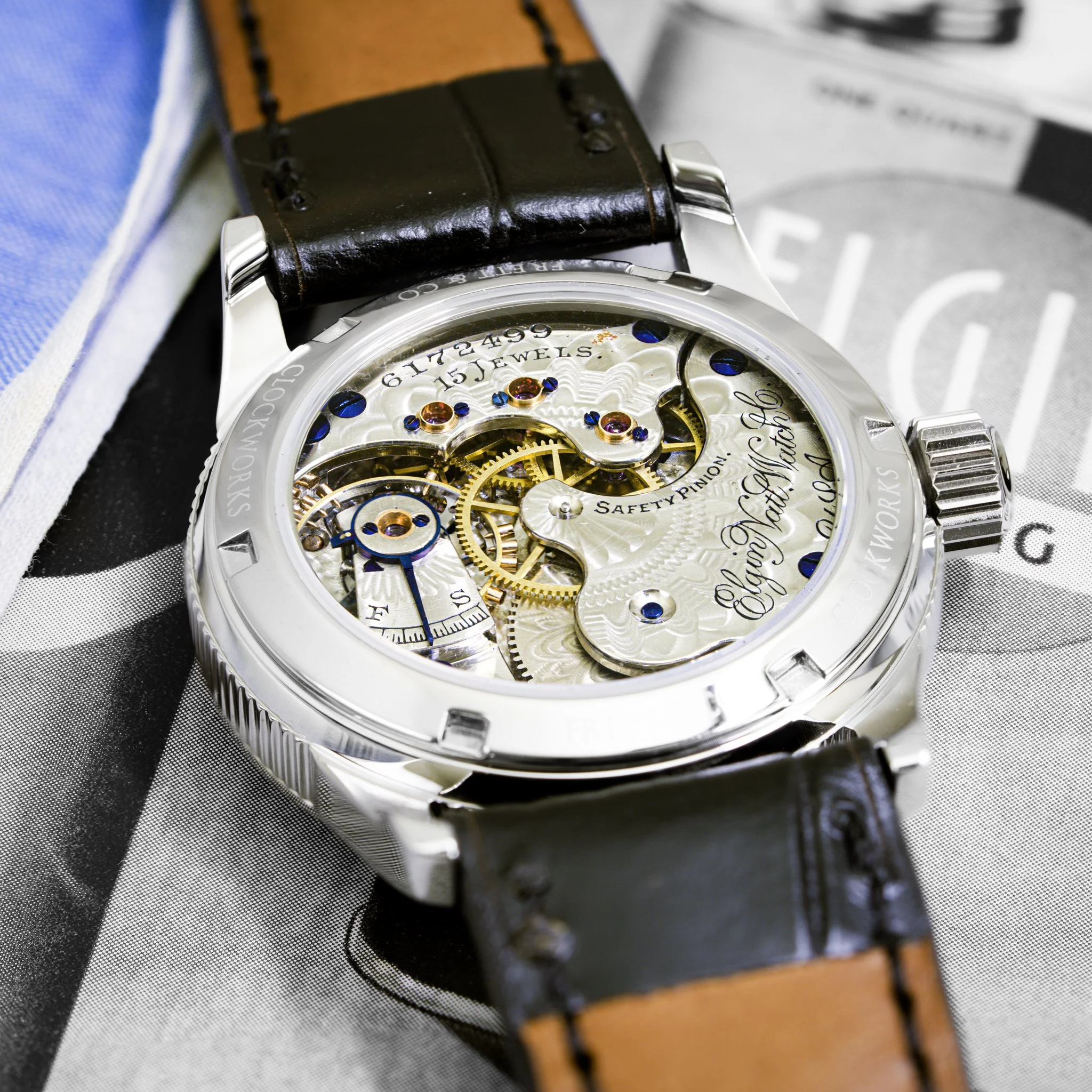 Elgin pocket watch conversion