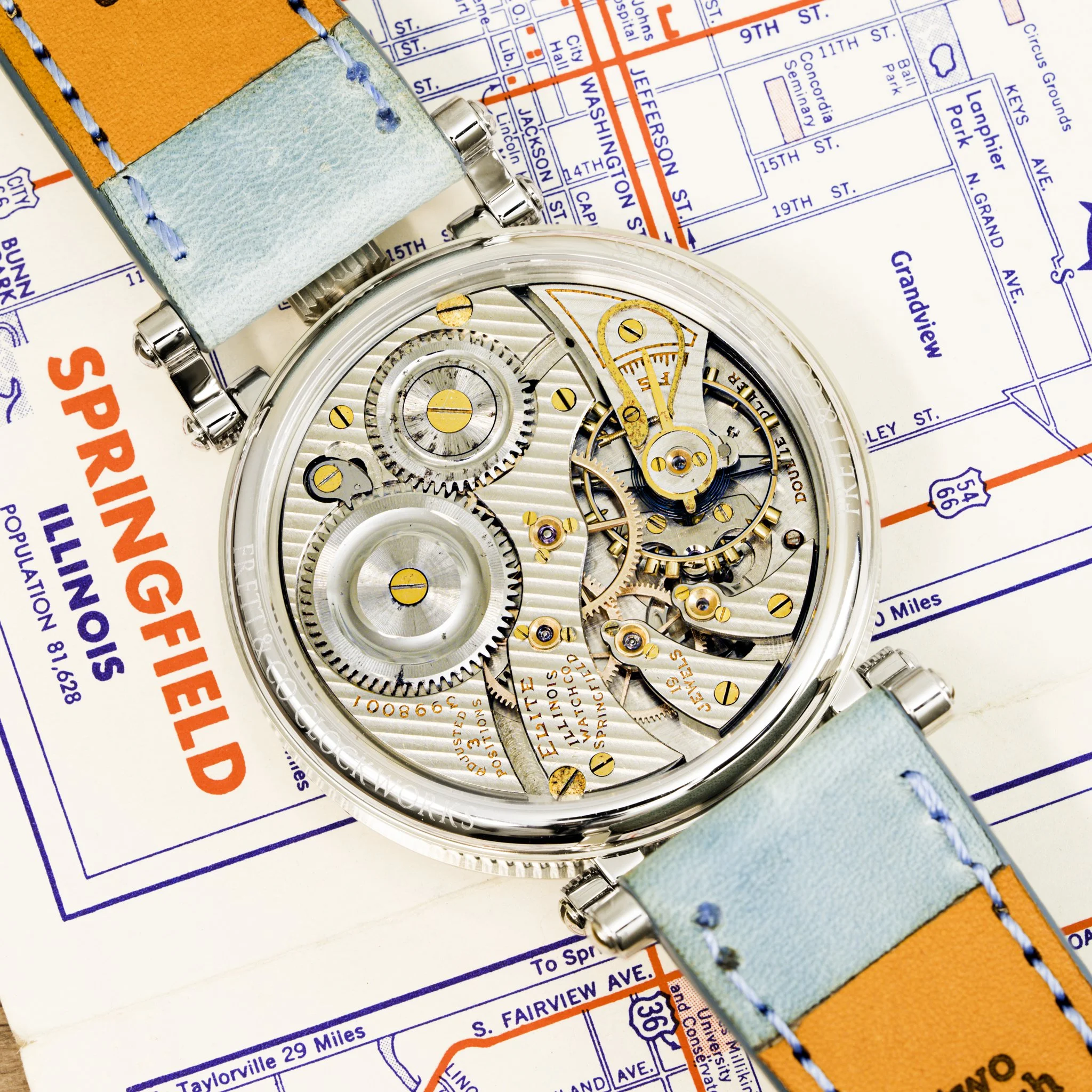 Illinois pocket watch conversion