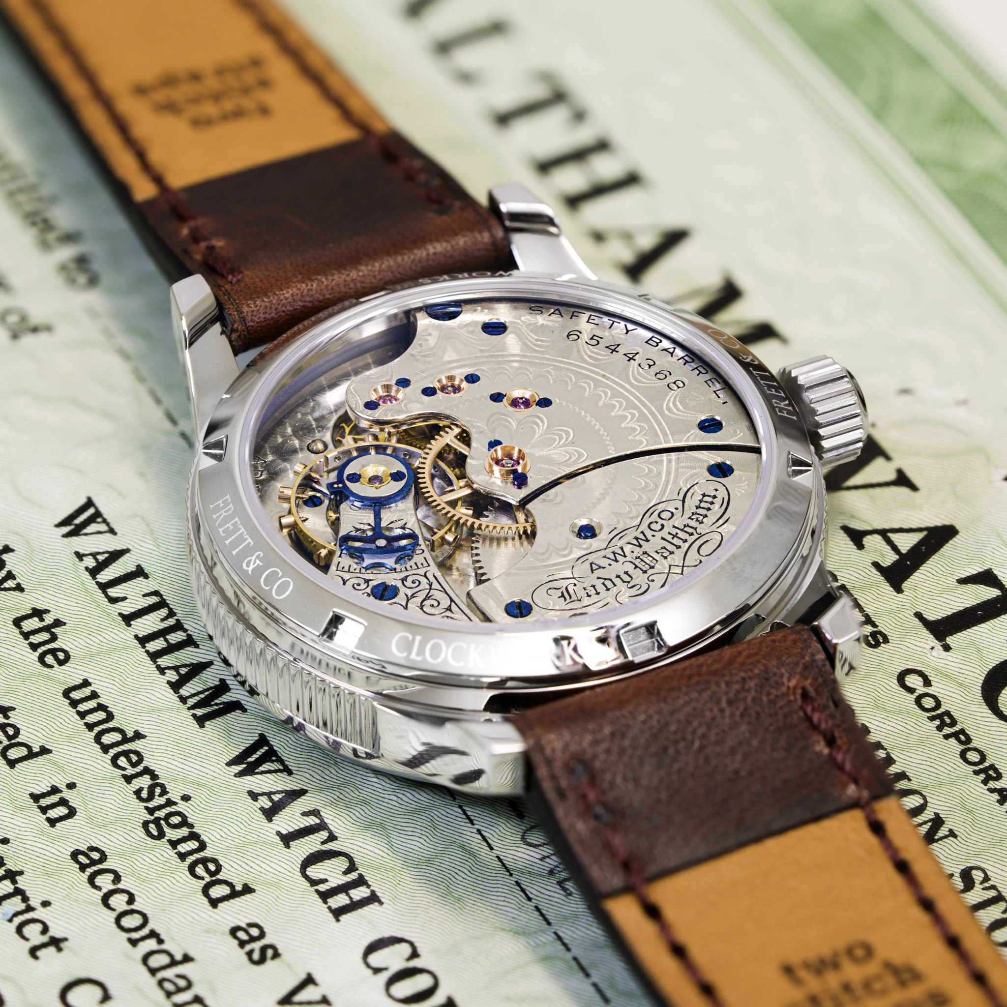 Waltham pocket watch conversion