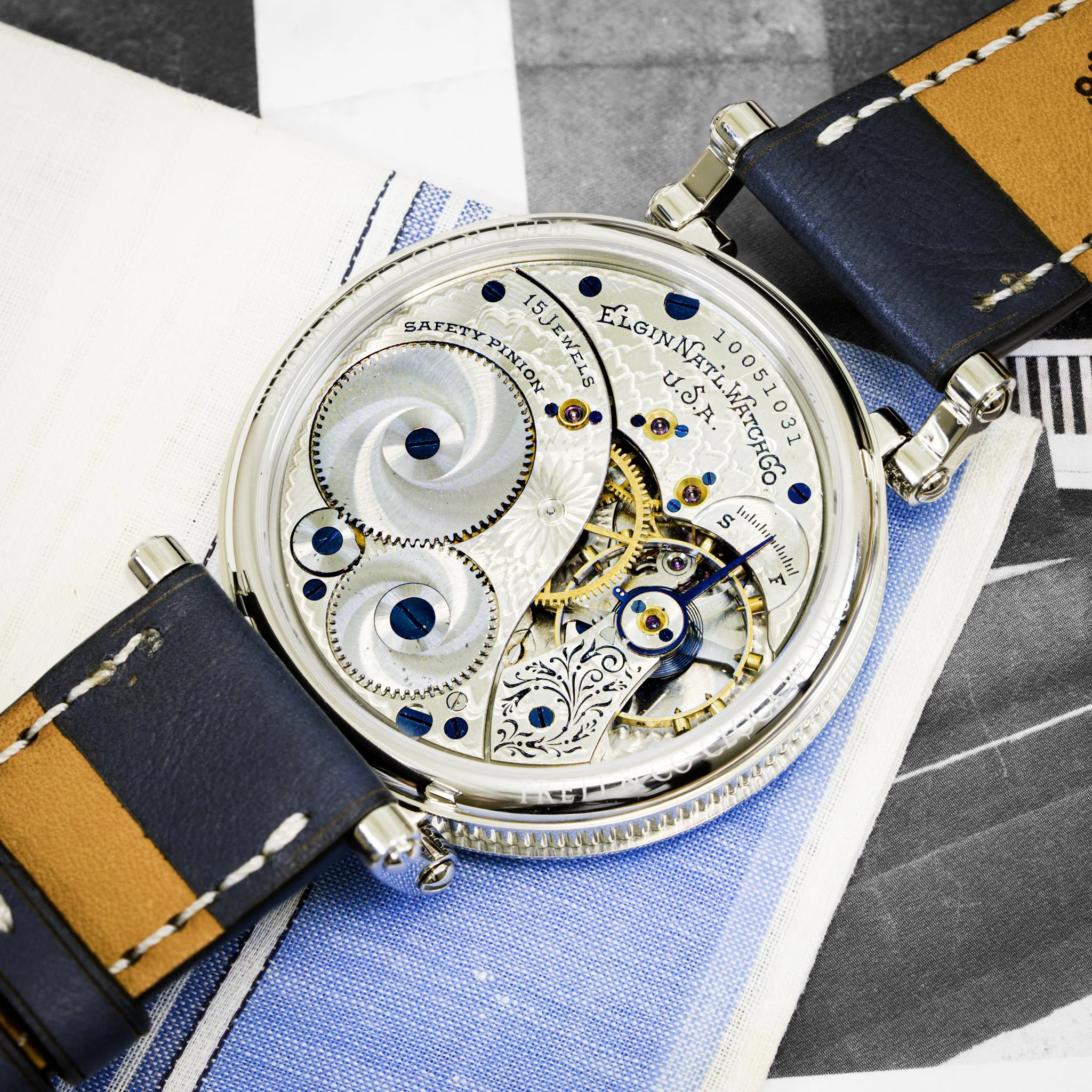 Elgin pocket watch conversion