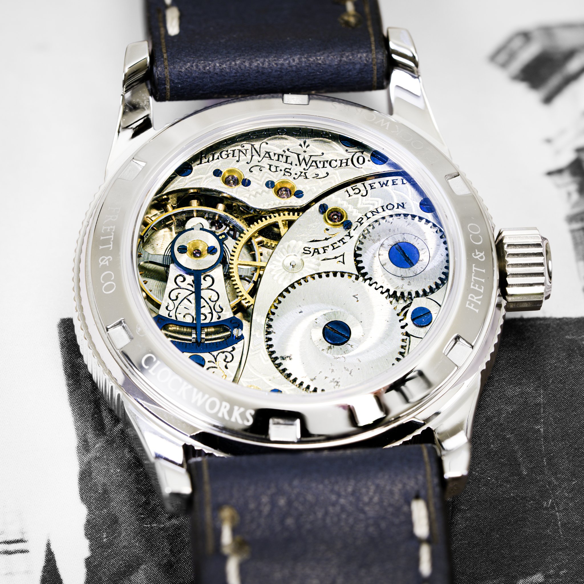 Elgin pocket watch conversion