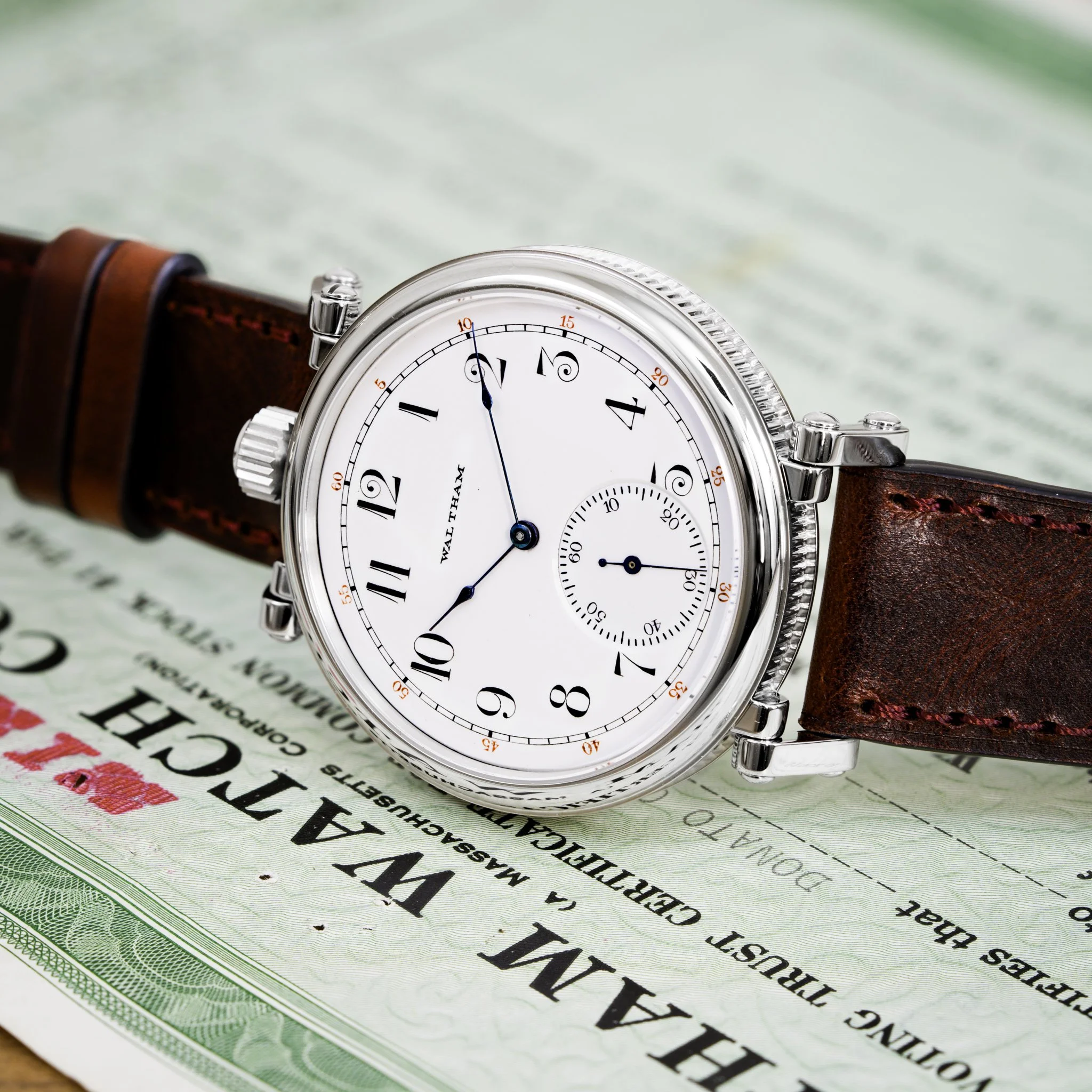 Waltham pocket watch conversion