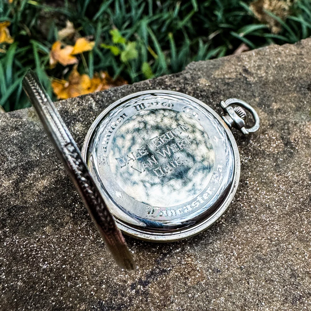 Hamilton pocket watch conversion — Frett & Co Clockworks