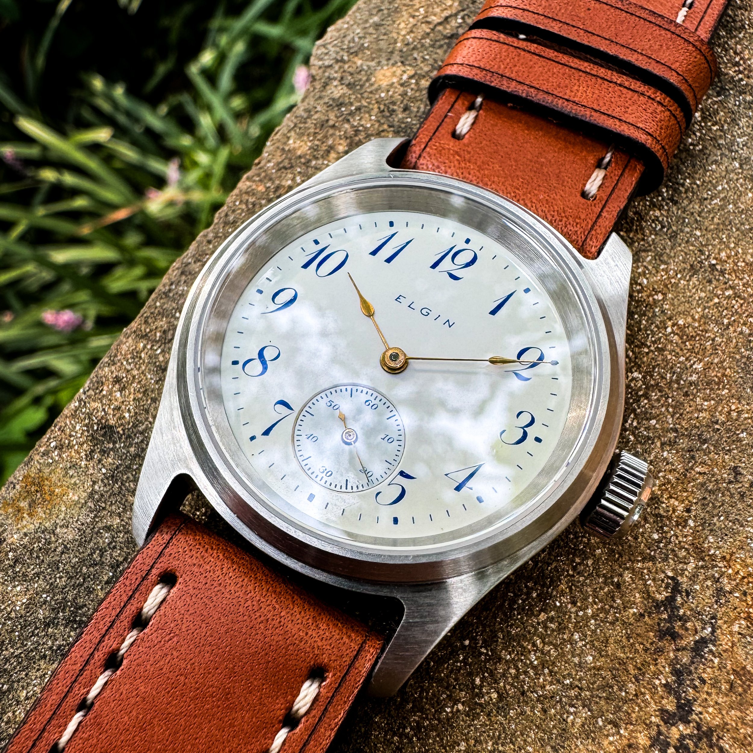 Elgin pocket watch conversion