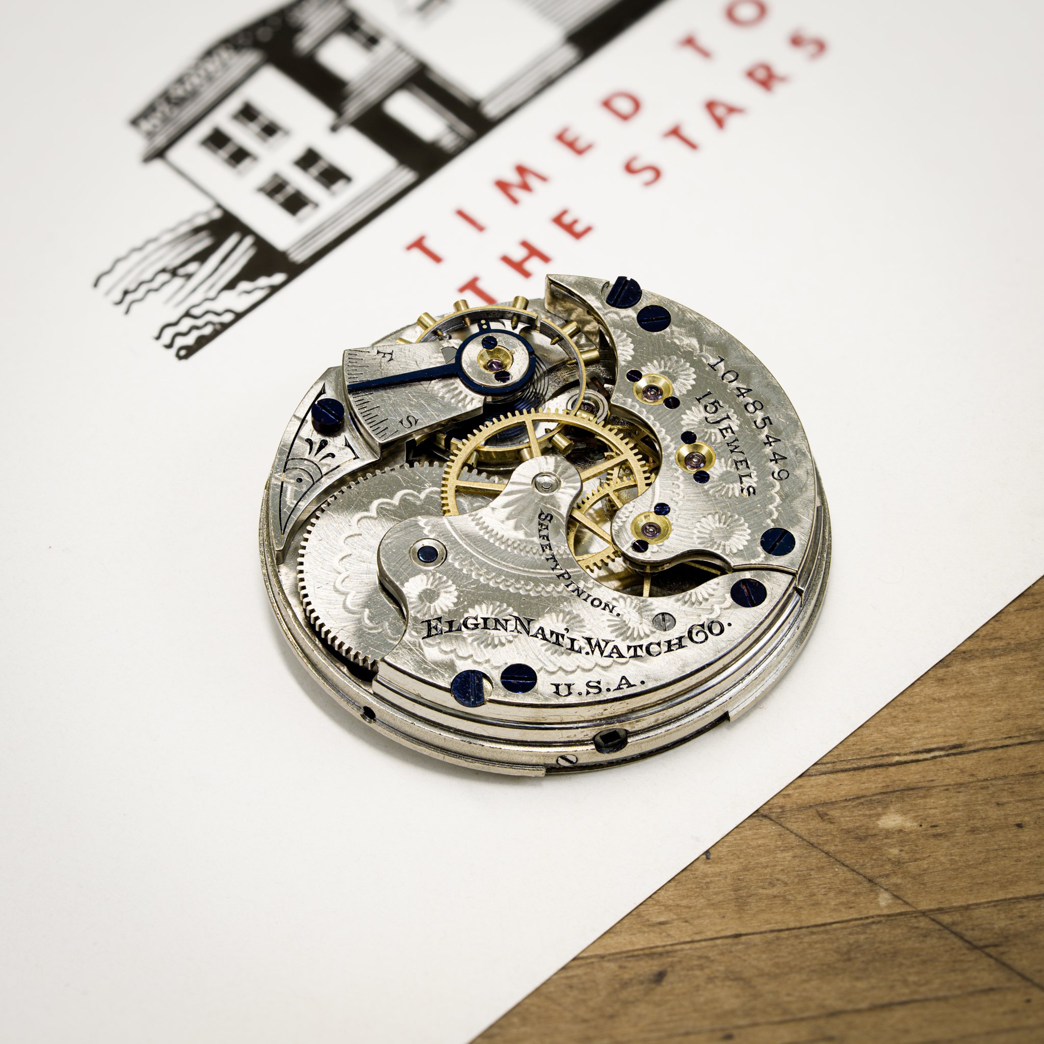 Elgin pocket watch conversion