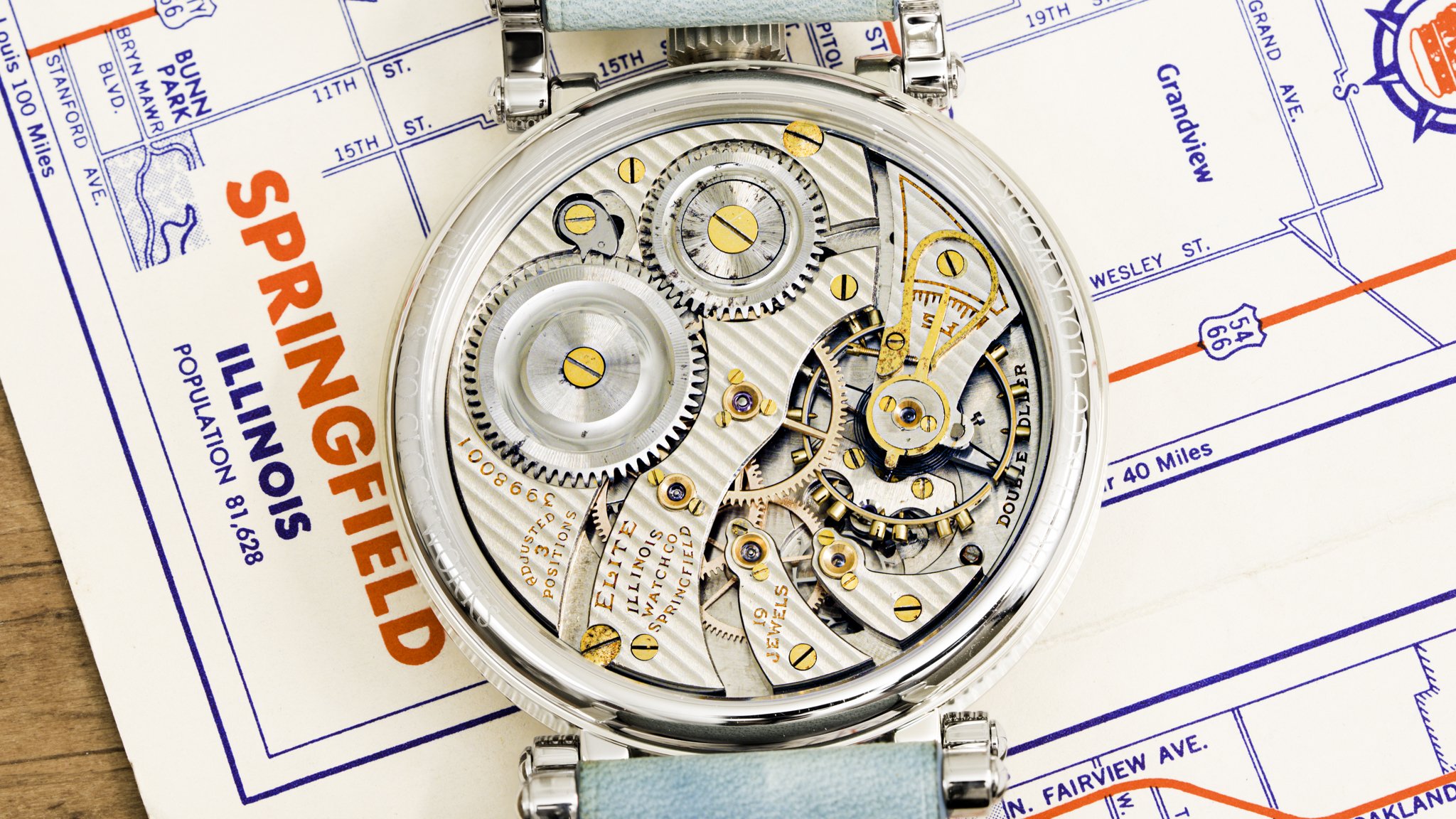 Illinois pocket watch conversion