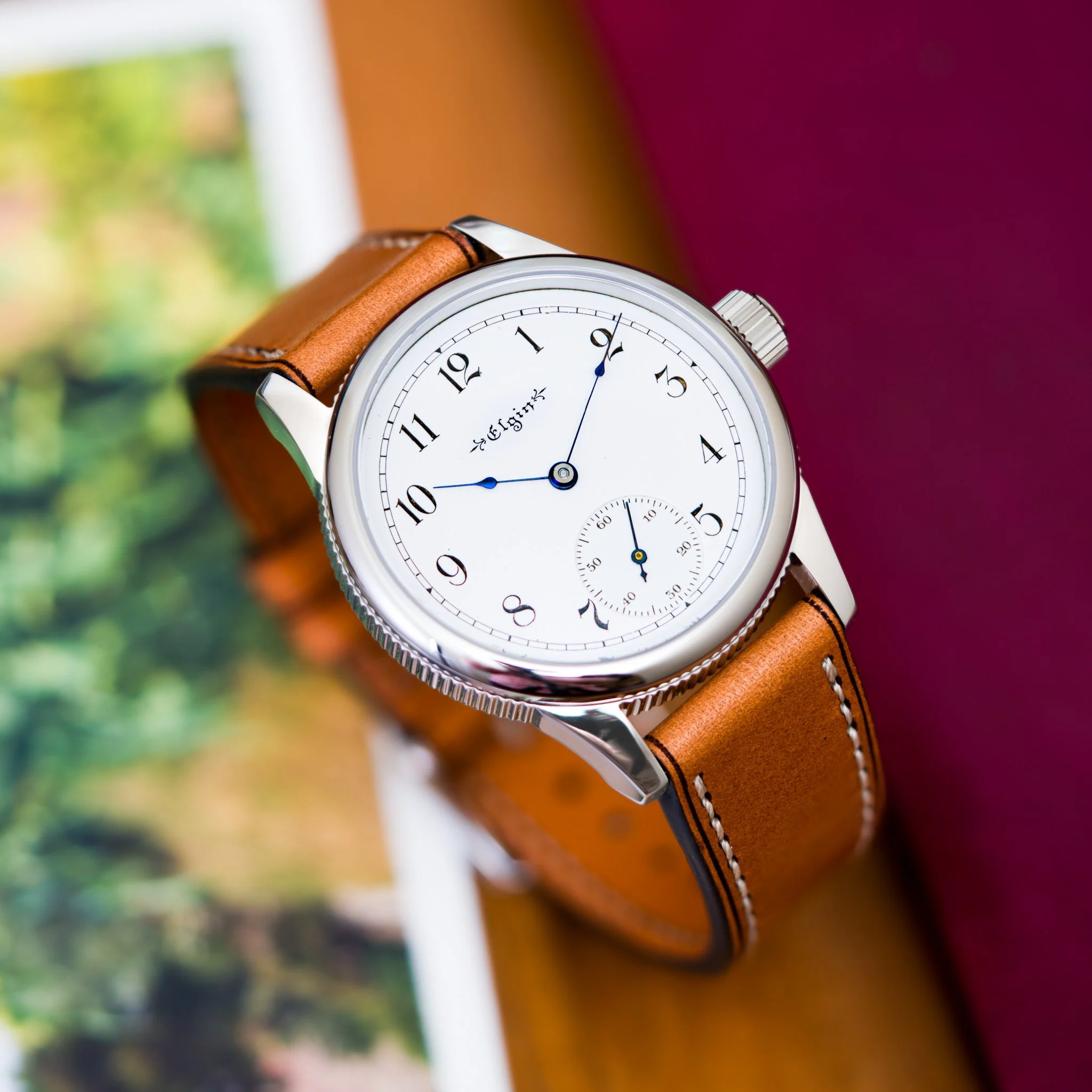 Elgin pocket watch conversion — Frett & Co Clockworks