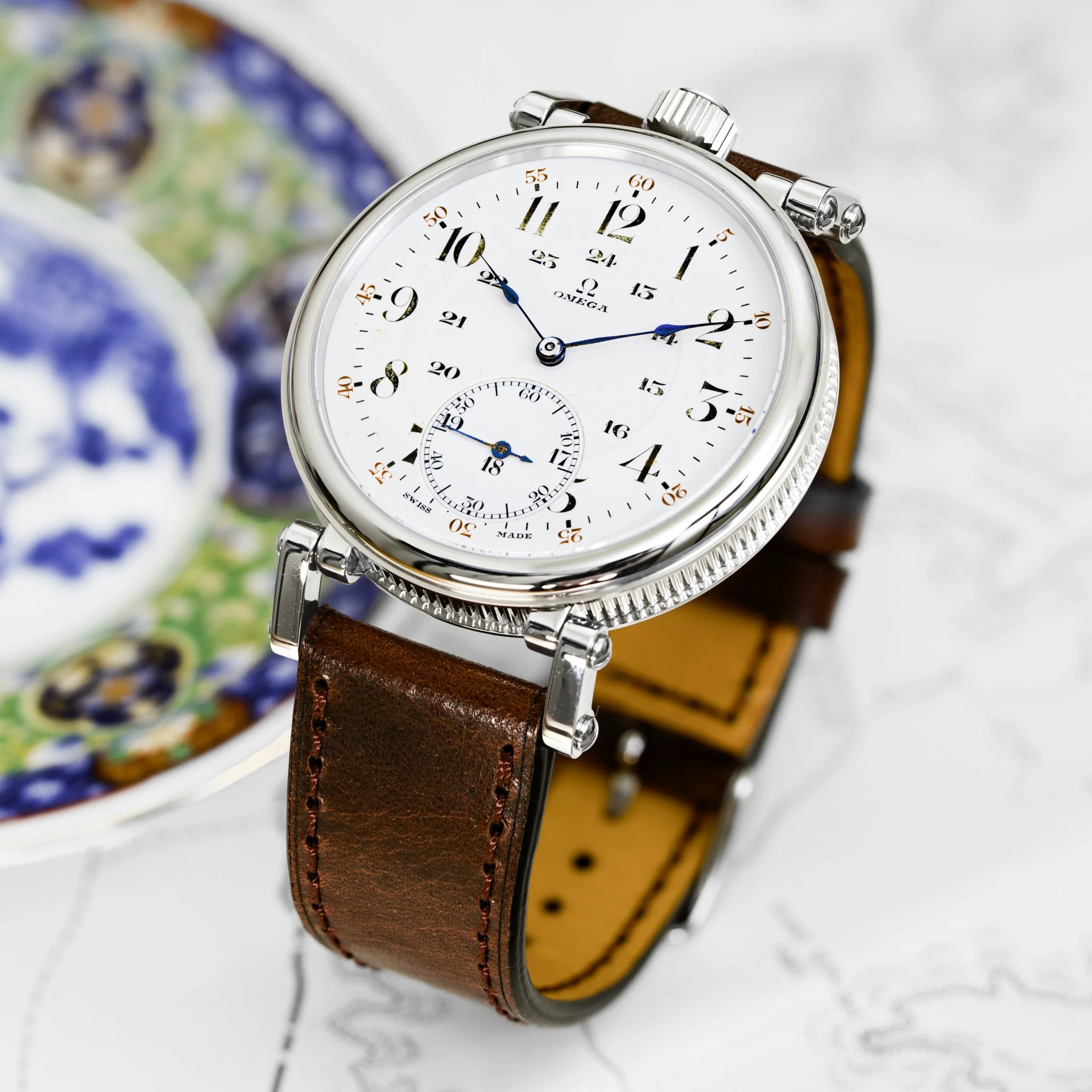 Omega pocket watch conversion