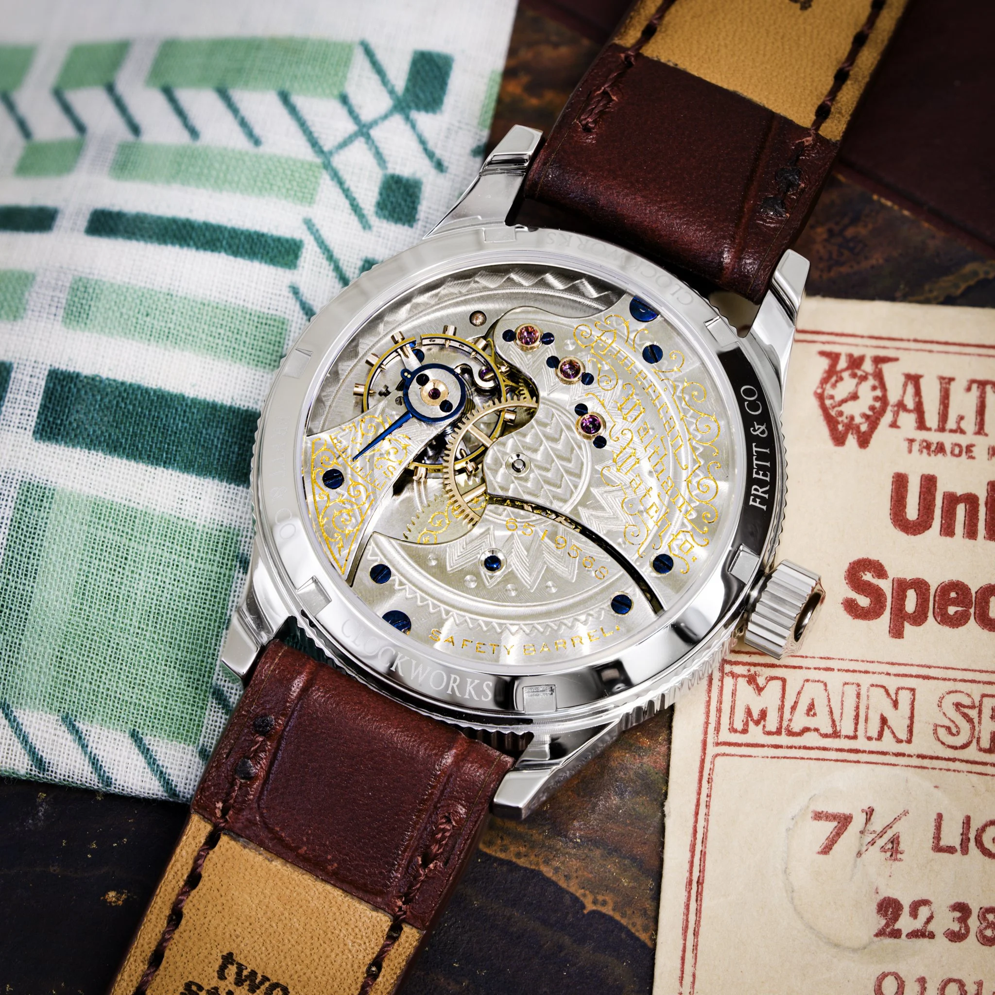 Waltham pocket watch conversion