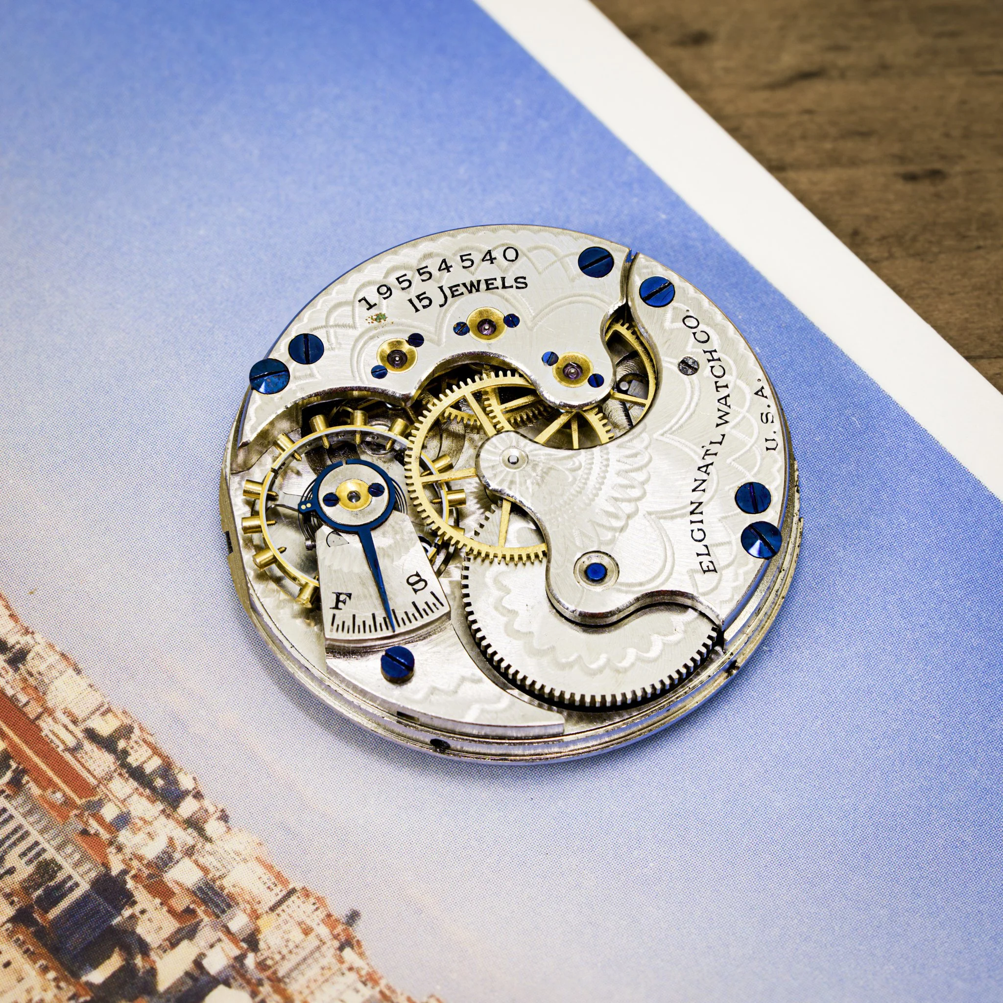 Elgin pocket watch conversion