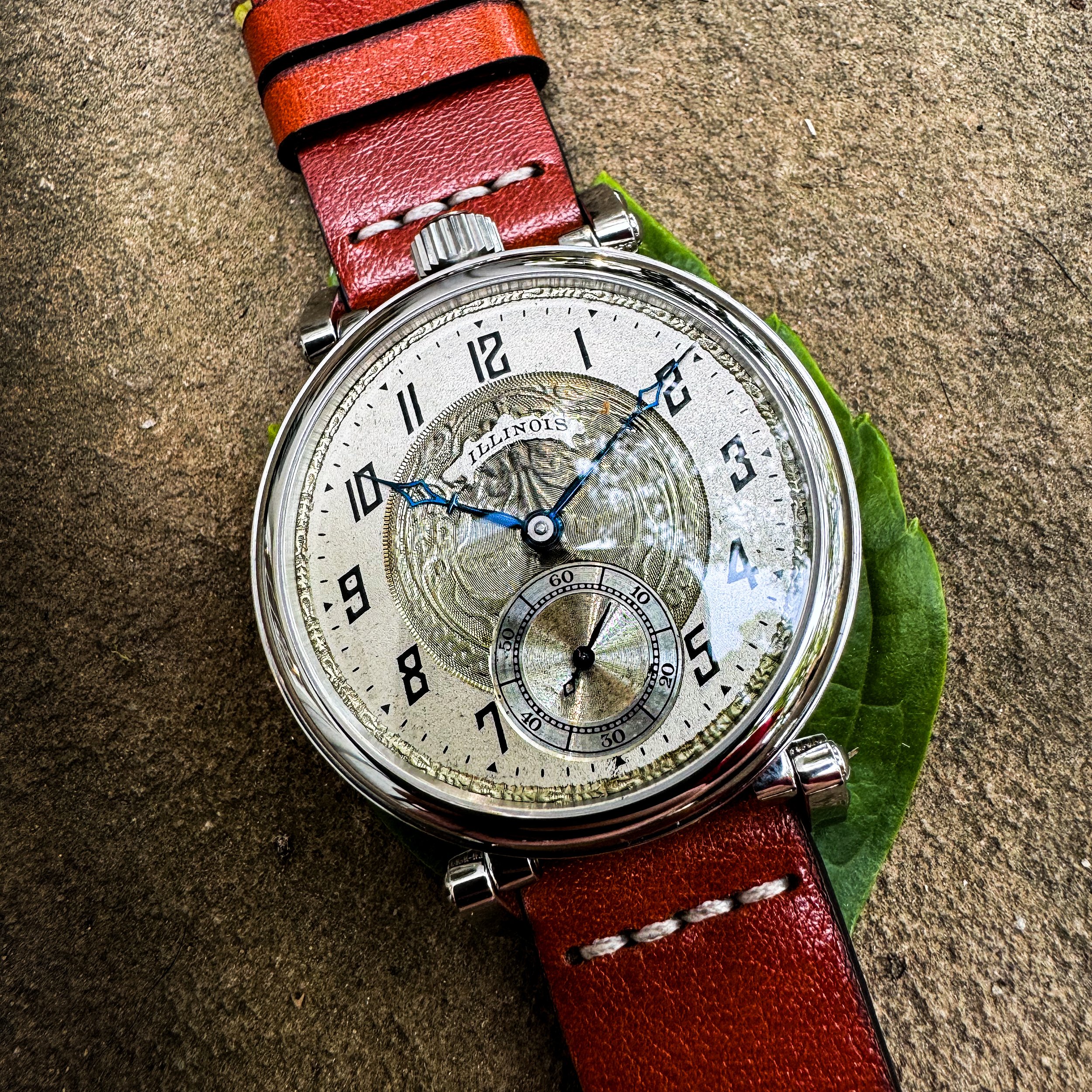 Illinois pocket watch conversion
