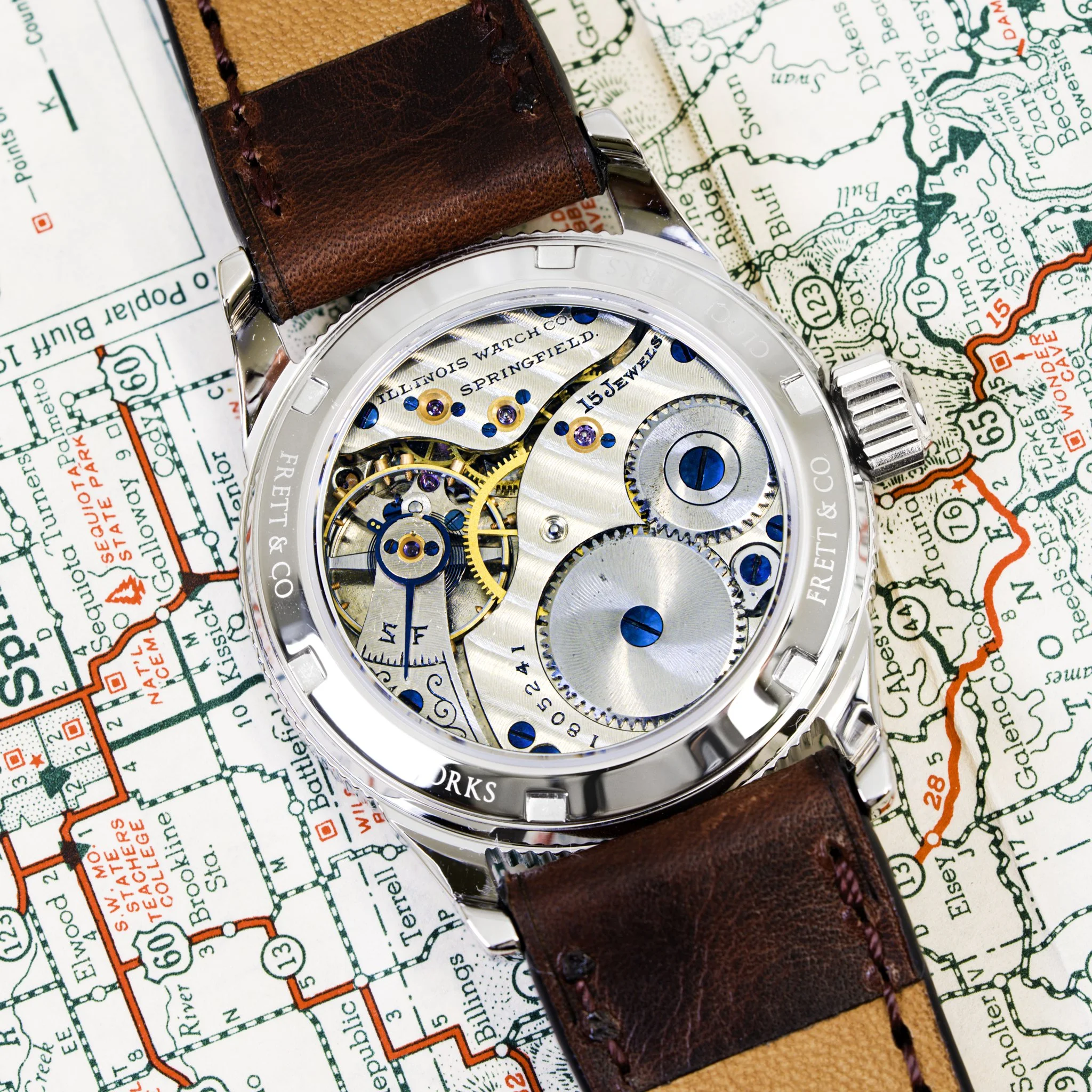 Illinois pocket watch conversion
