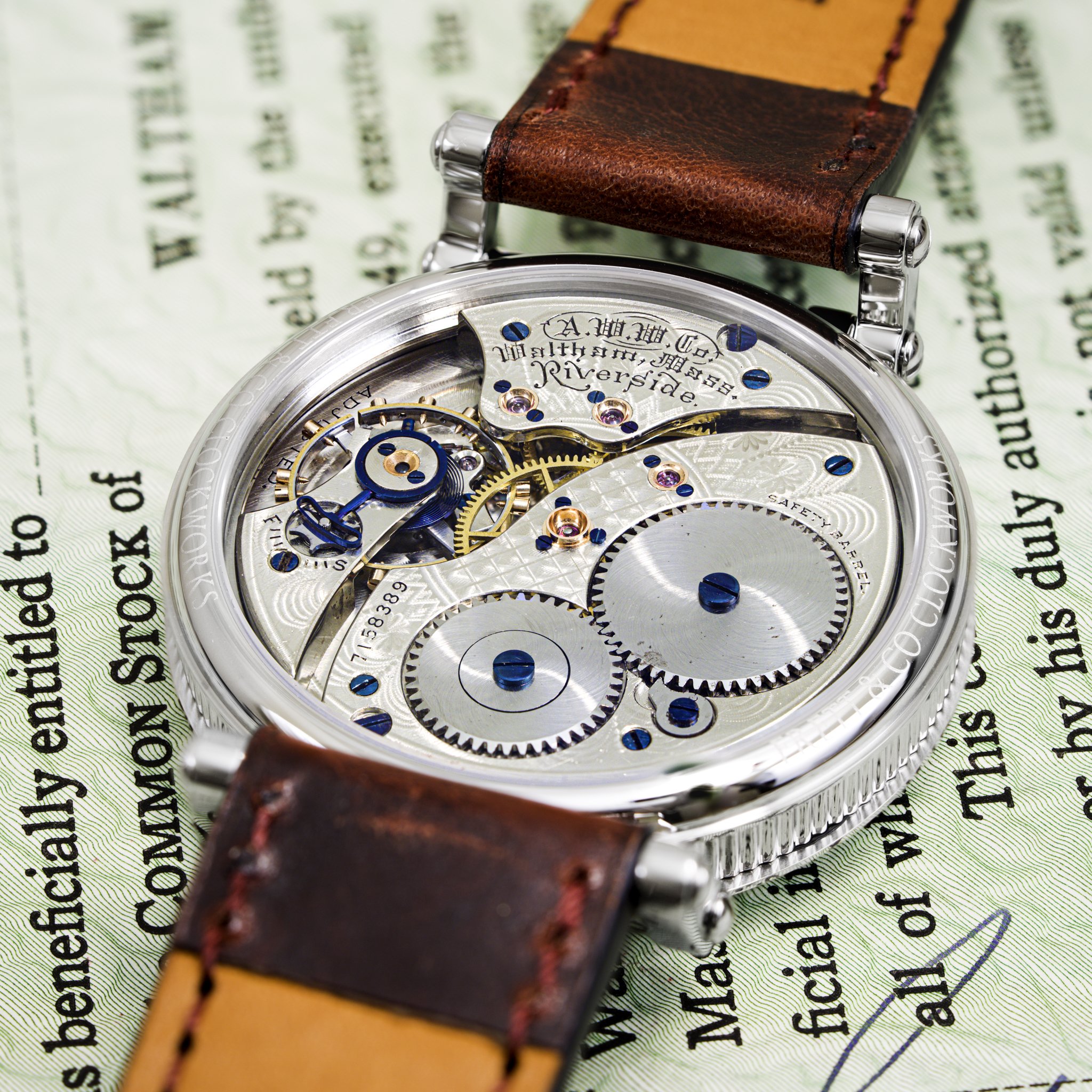 Waltham pocket watch conversion