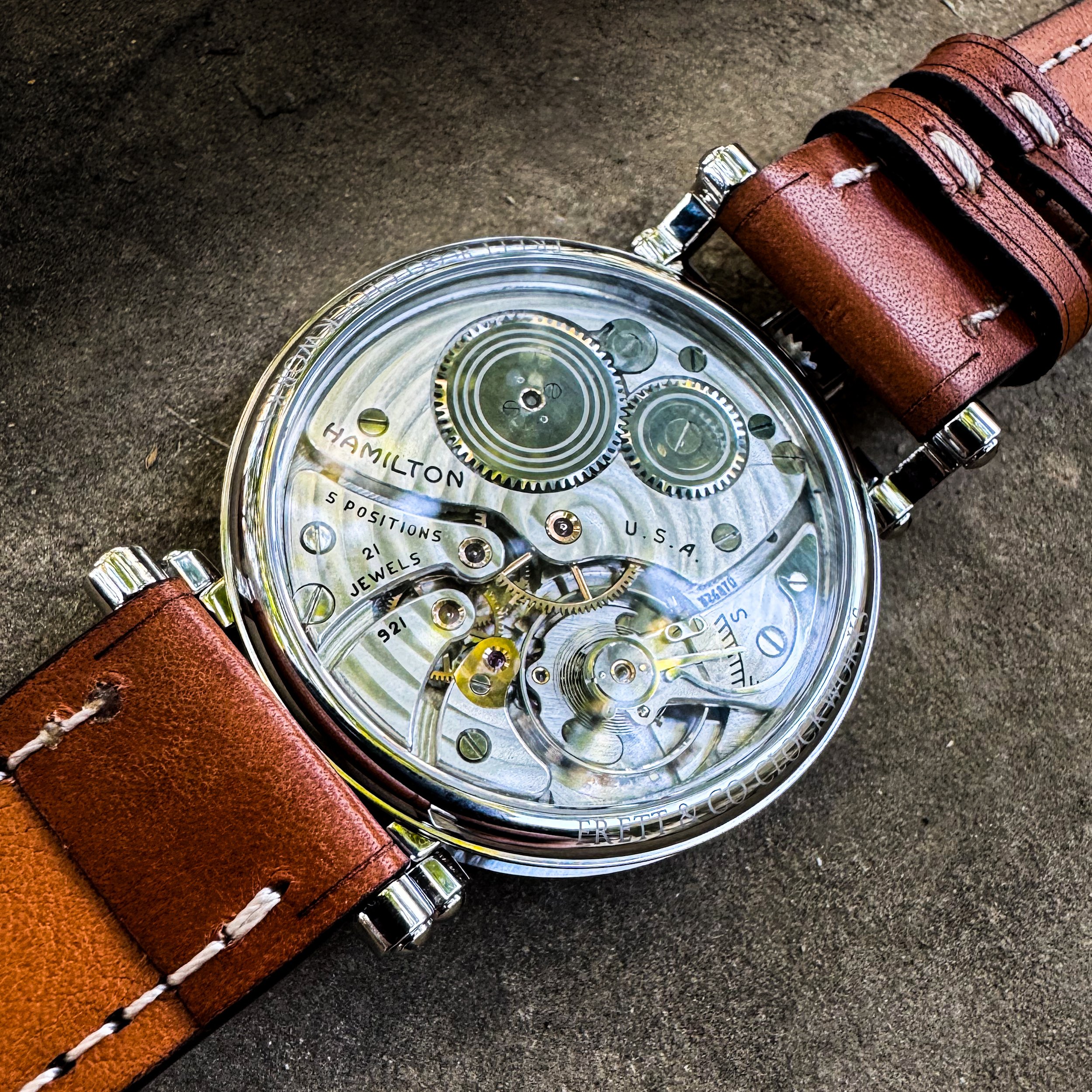 Hamilton pocket watch conversion