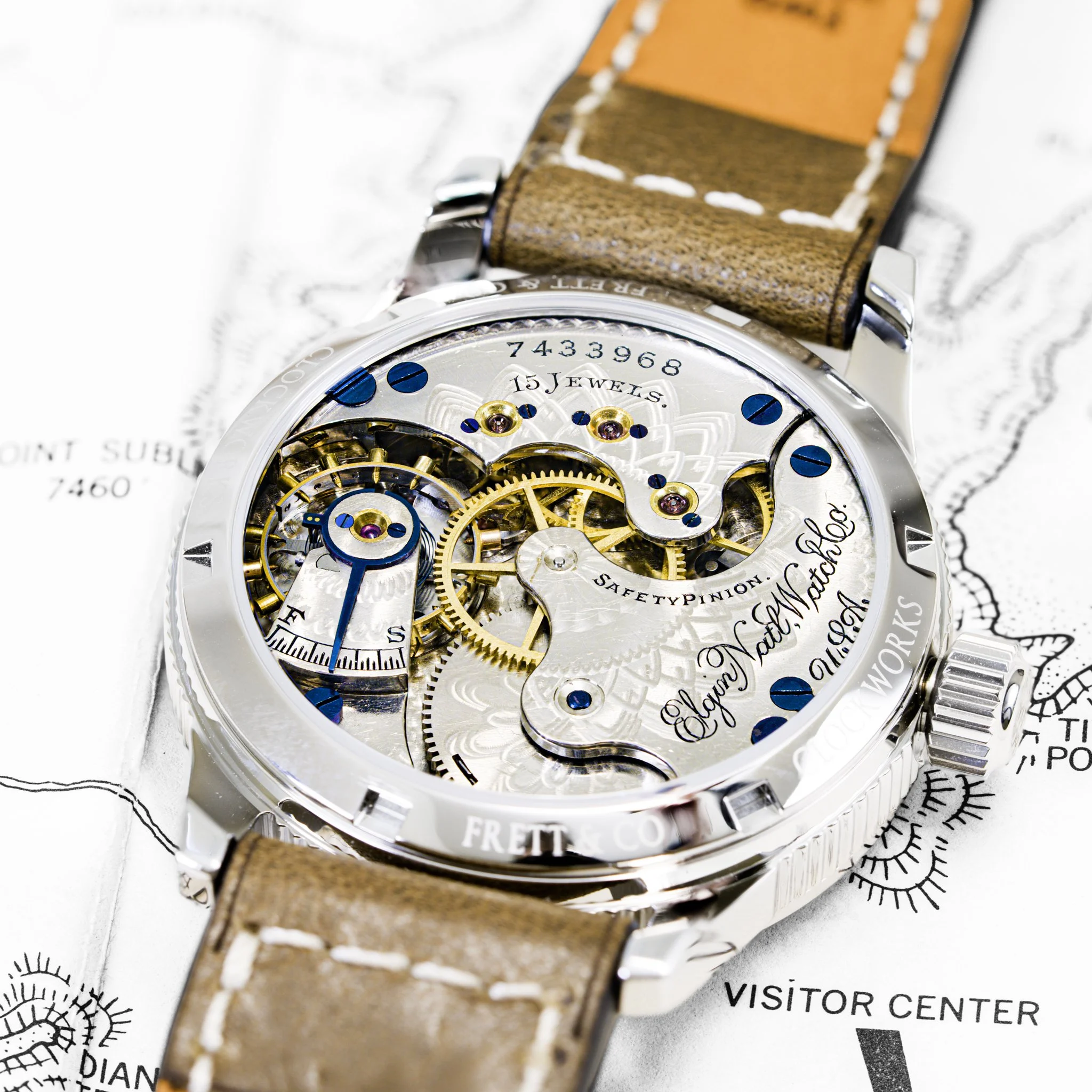 Elgin pocket watch conversion