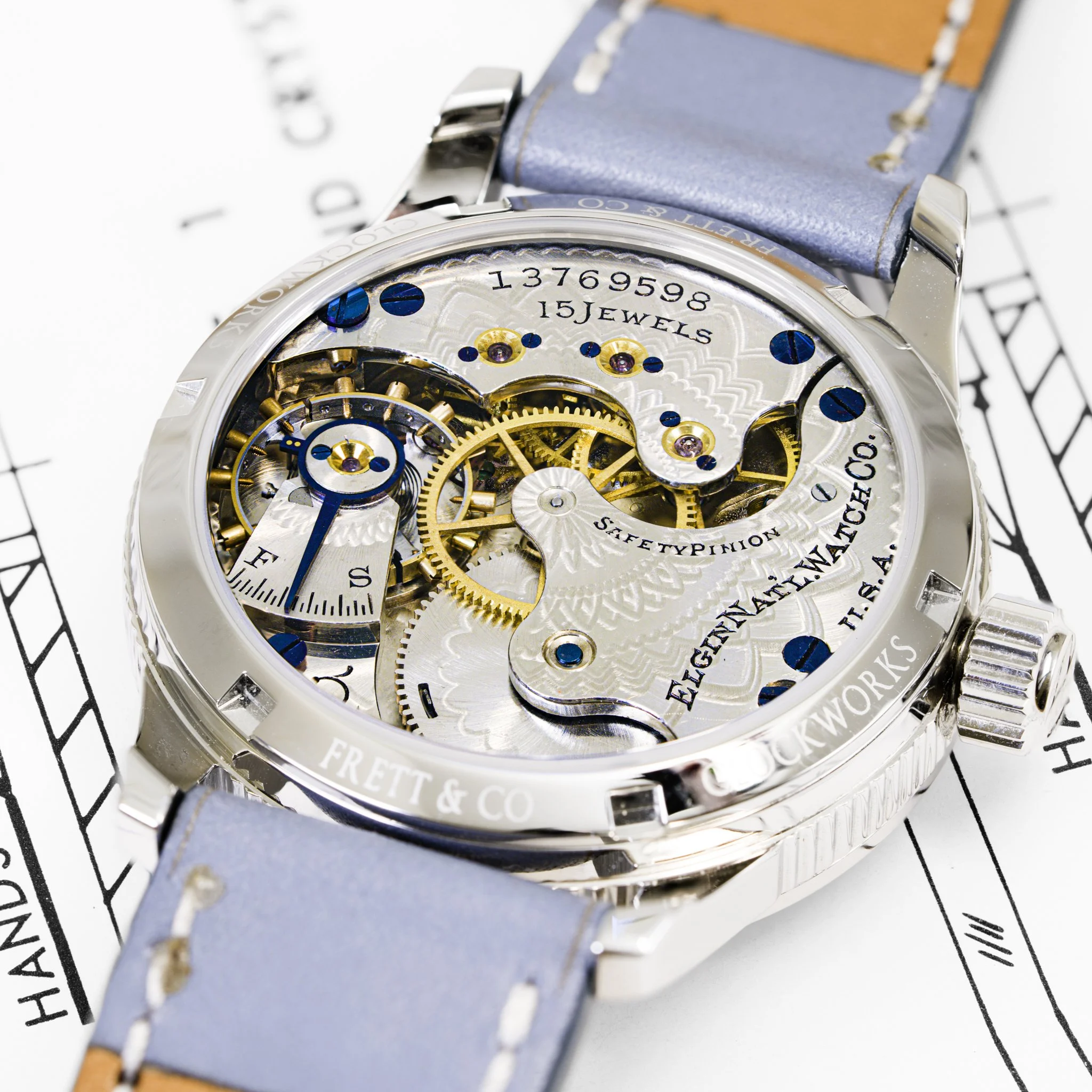 Elgin pocket watch conversion
