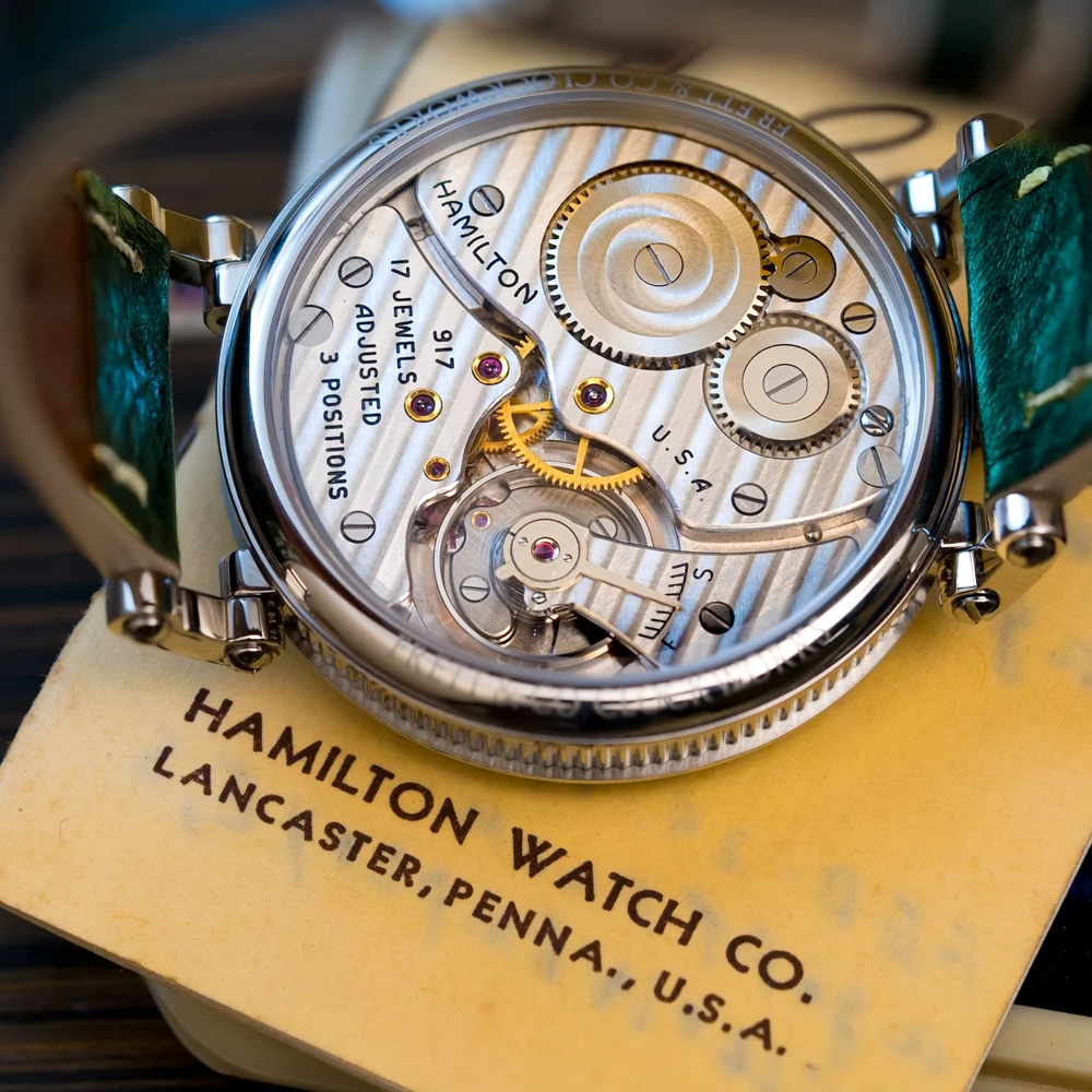 Hamilton pocket watch container — Frett & Co Clockworks