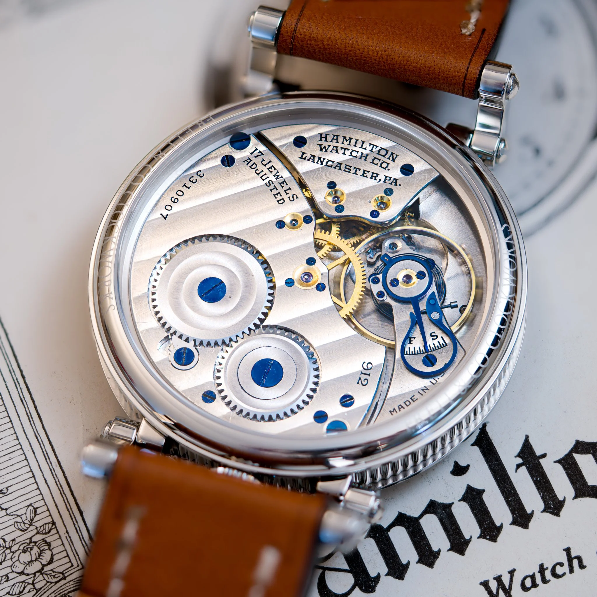 Hamilton pocket watch conversion — Frett & Co Clockworks