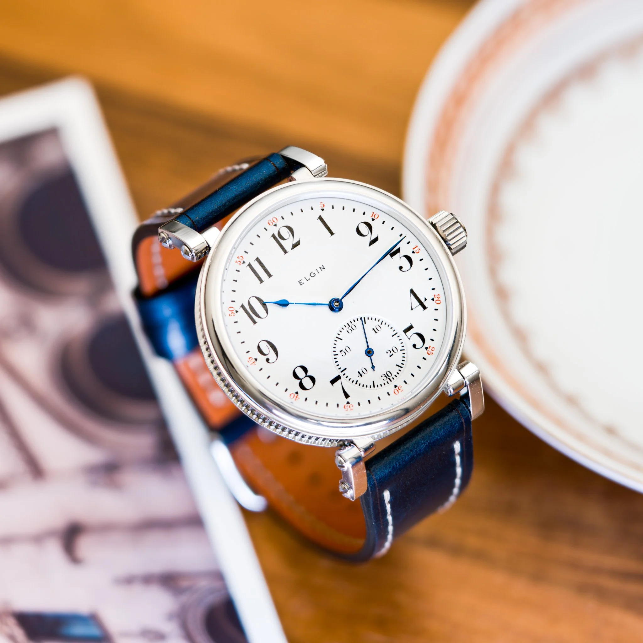 Elgin pocket watch conversion — Frett & Co Clockworks