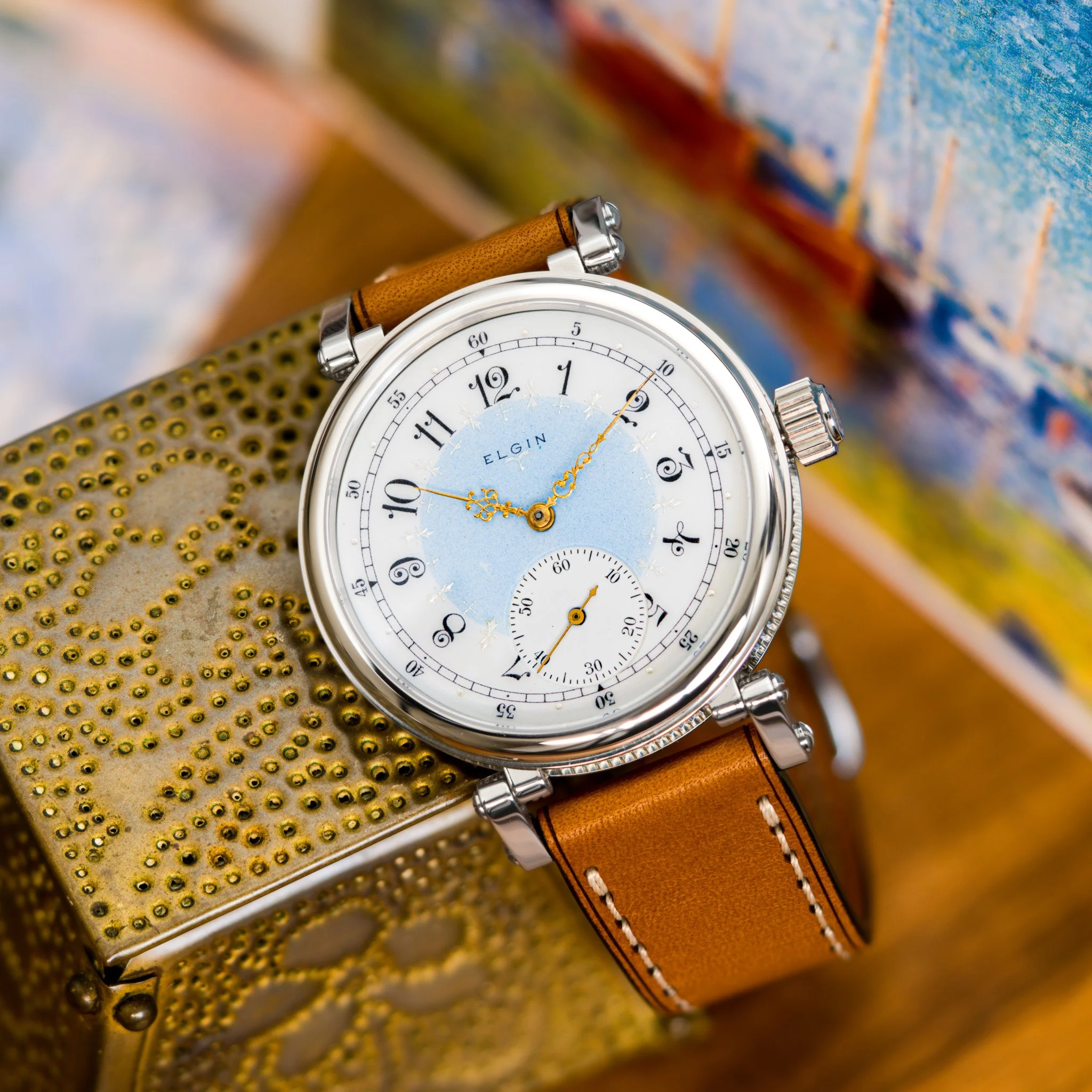 Elgin pocket watch conversion