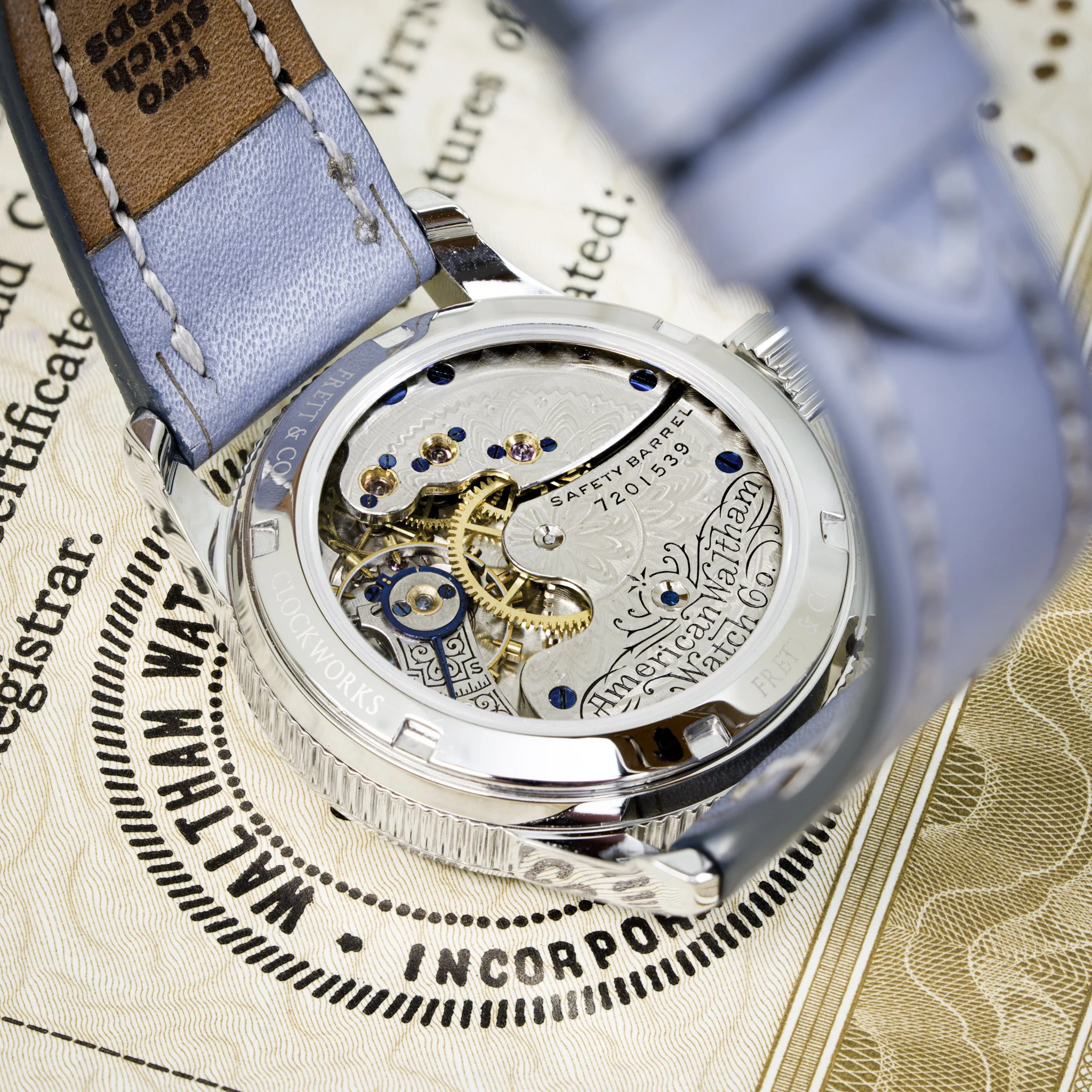 Waltham pocket watch conversion