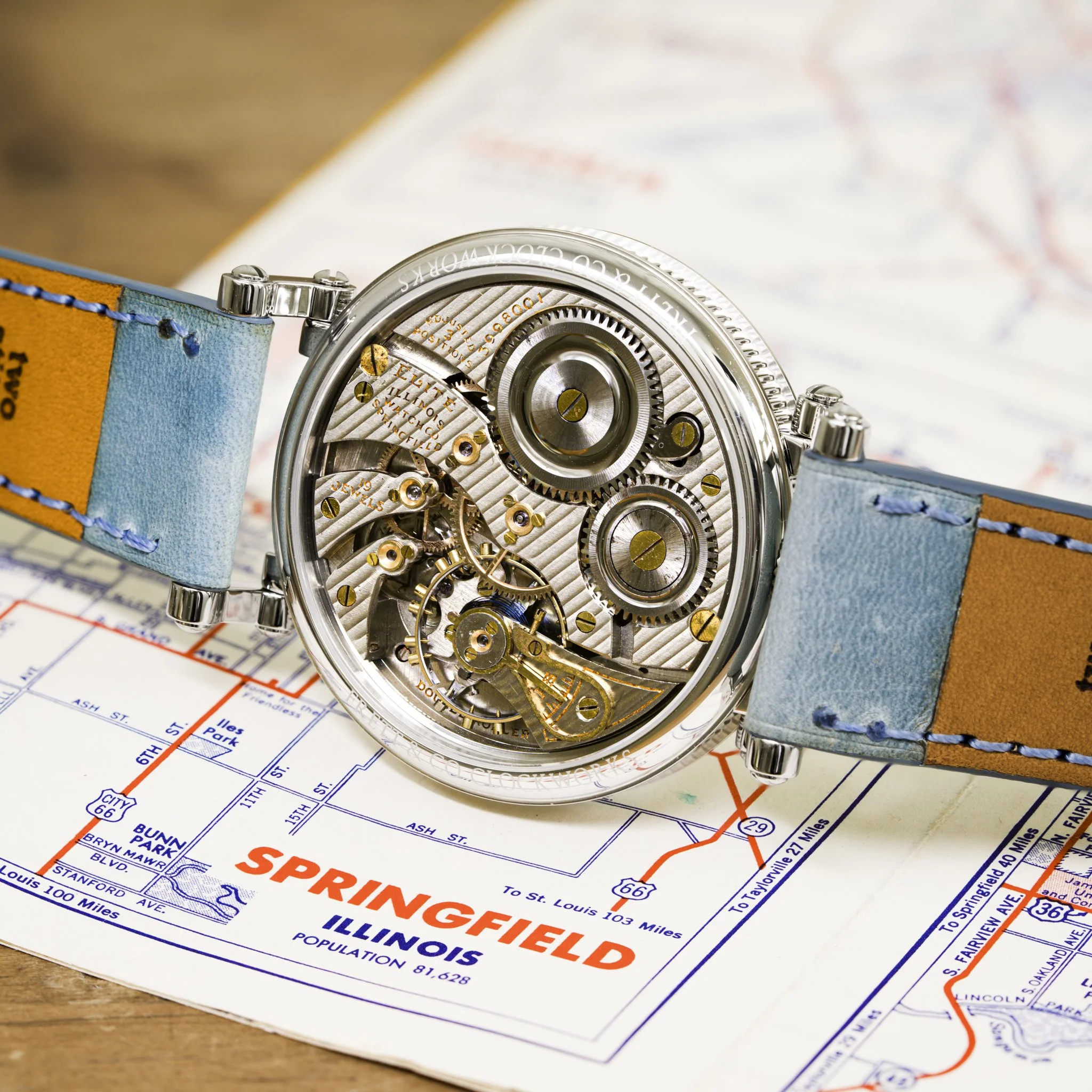 Illinois pocket watch conversion