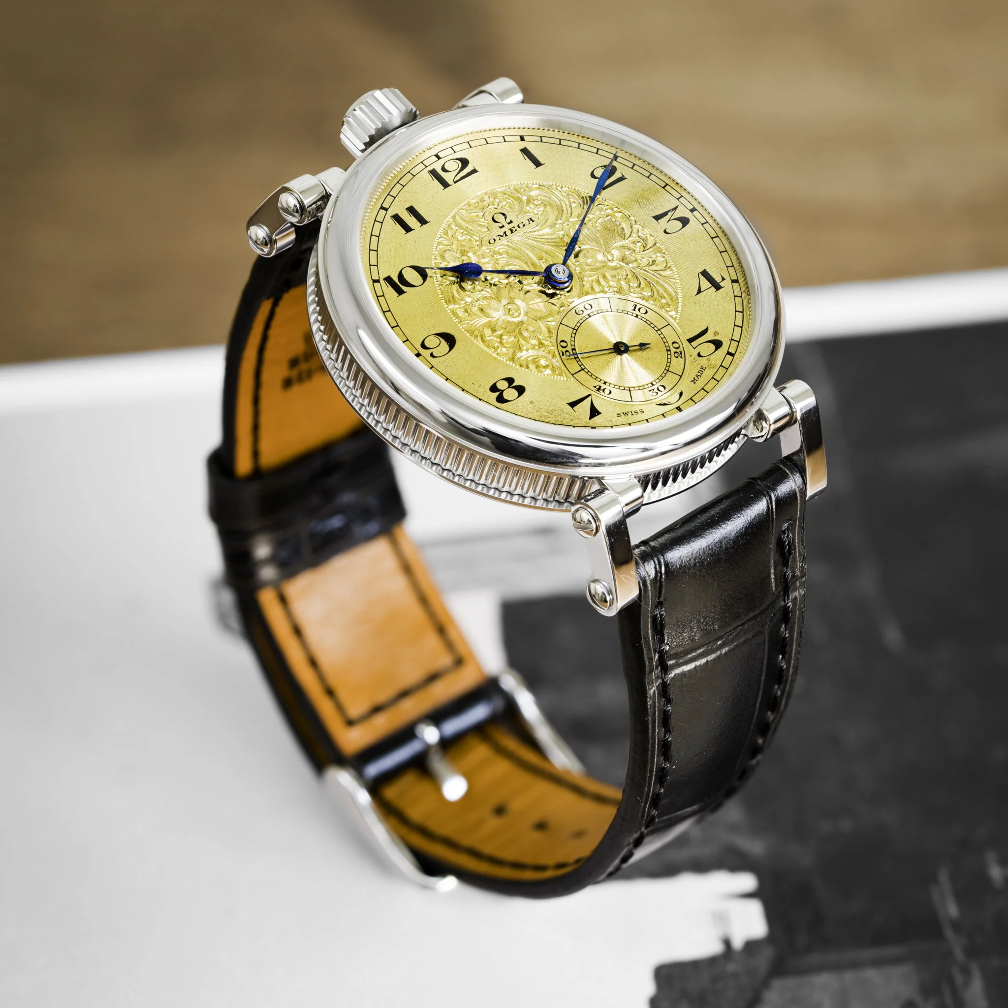 Omega pocket watch conversion