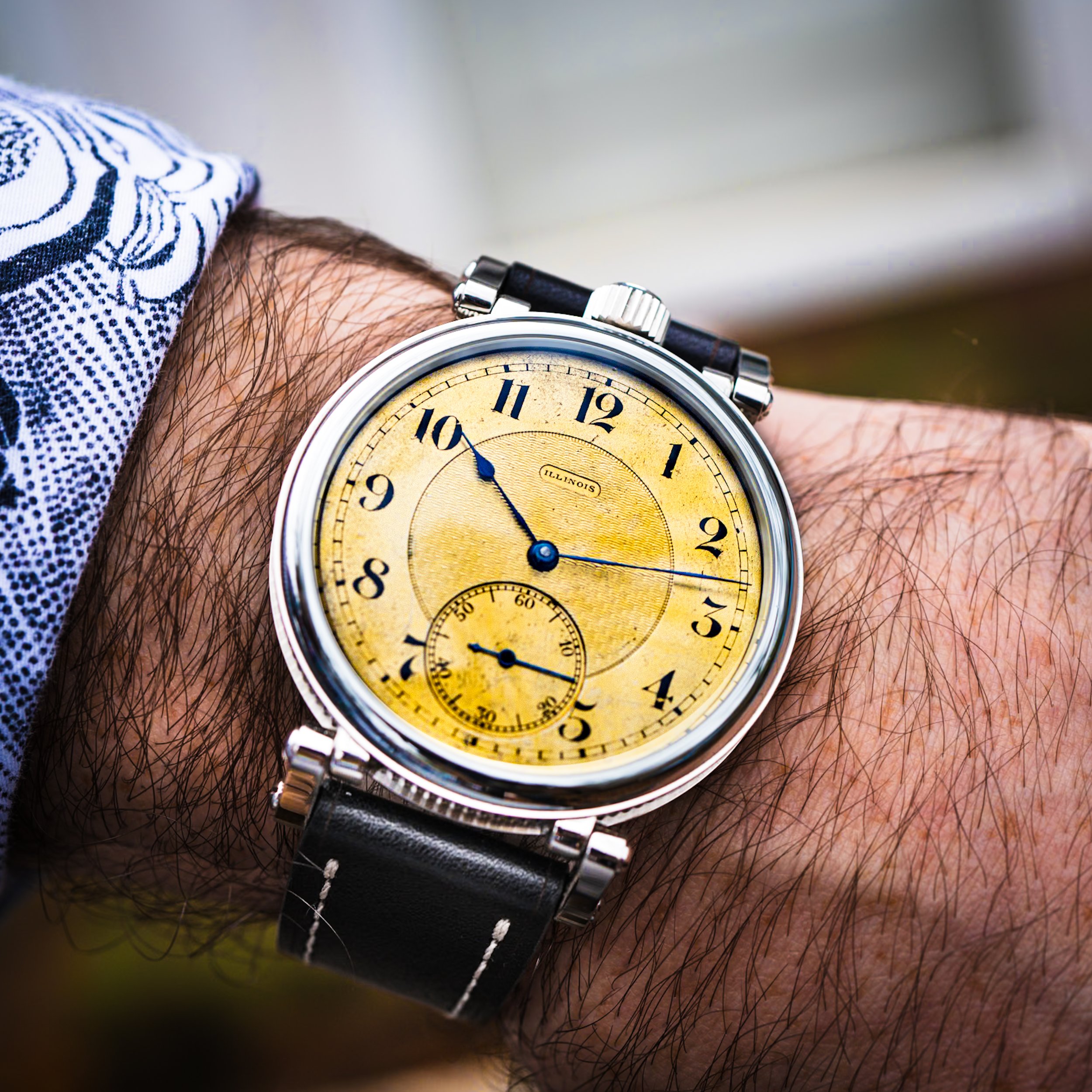Illinois pocket watch conversion