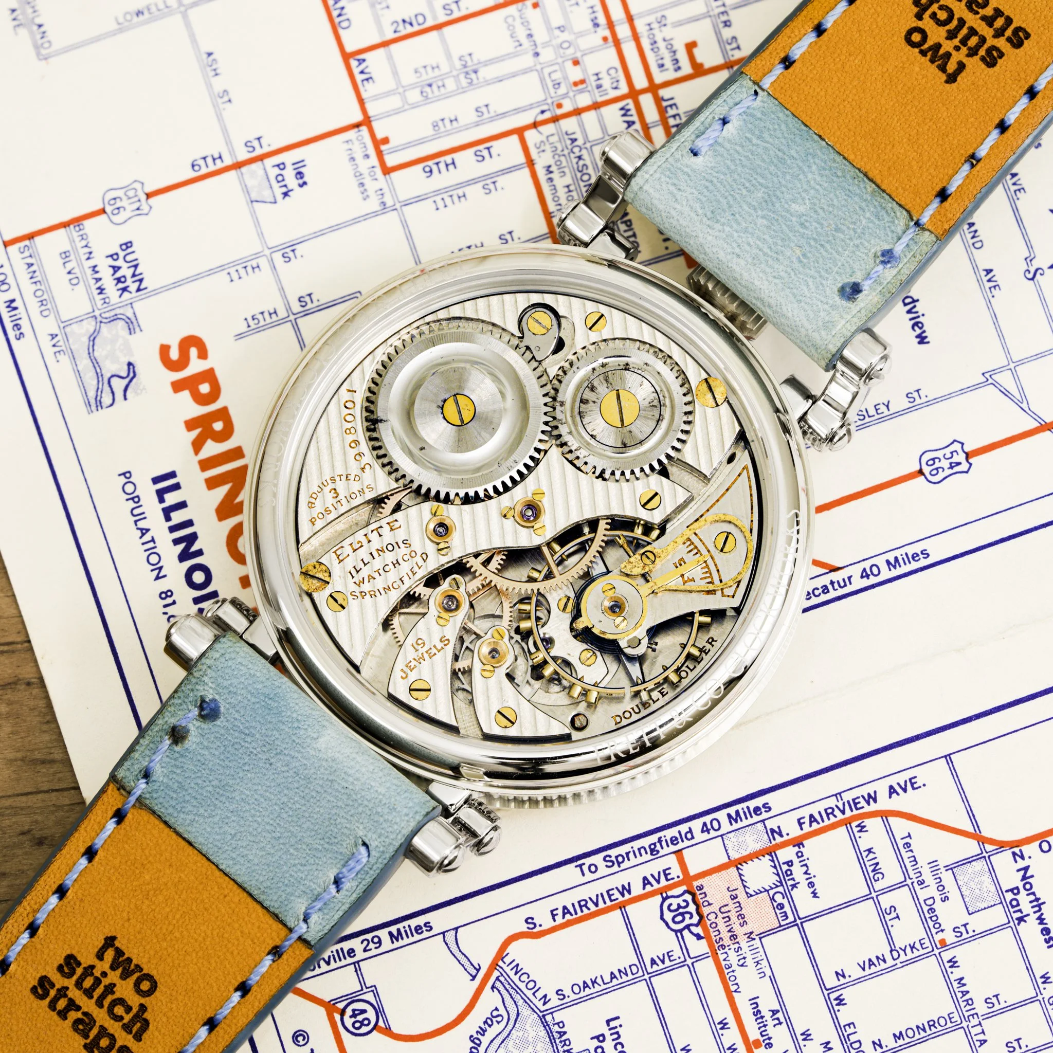 Illinois pocket watch conversion