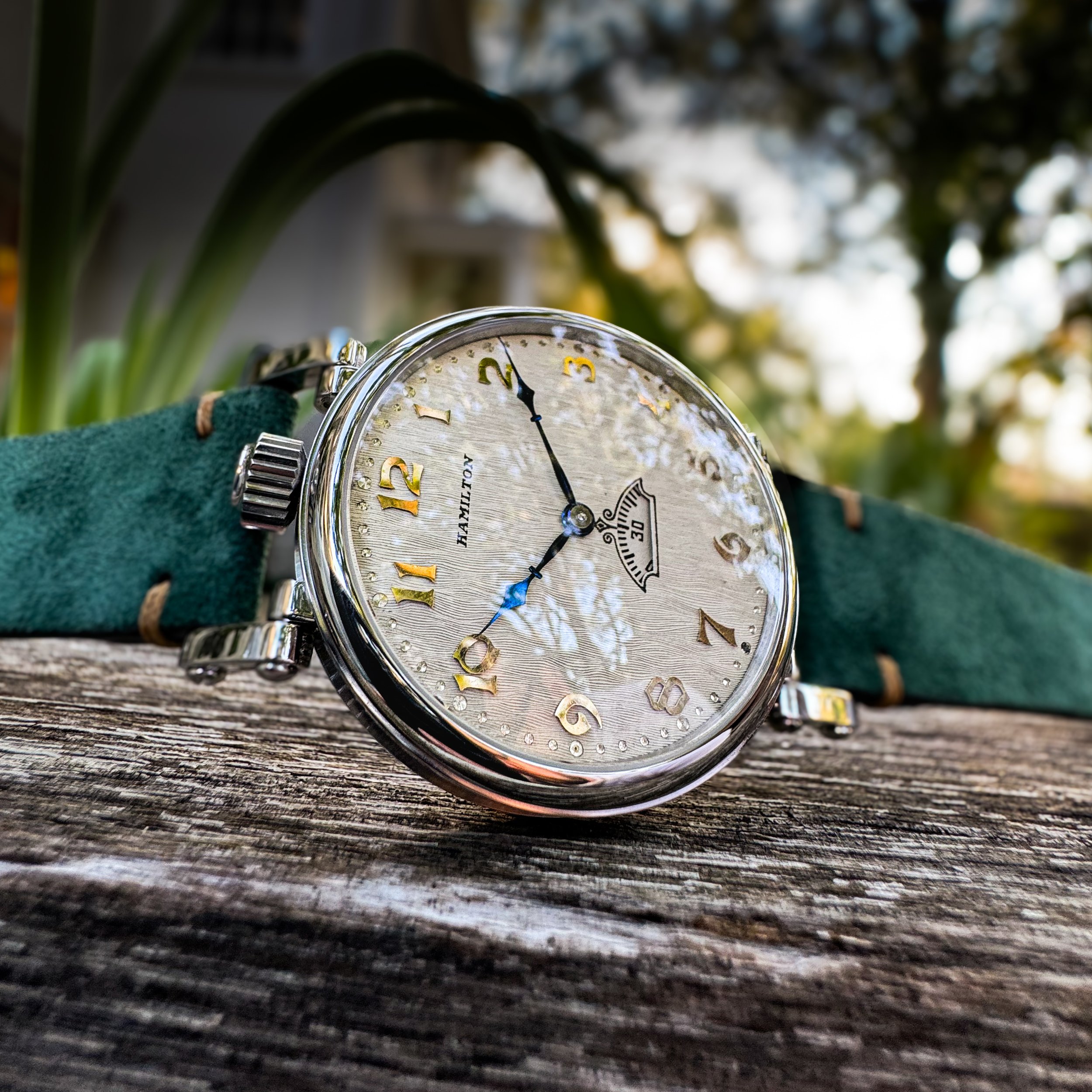 Hamilton pocket watch conversion