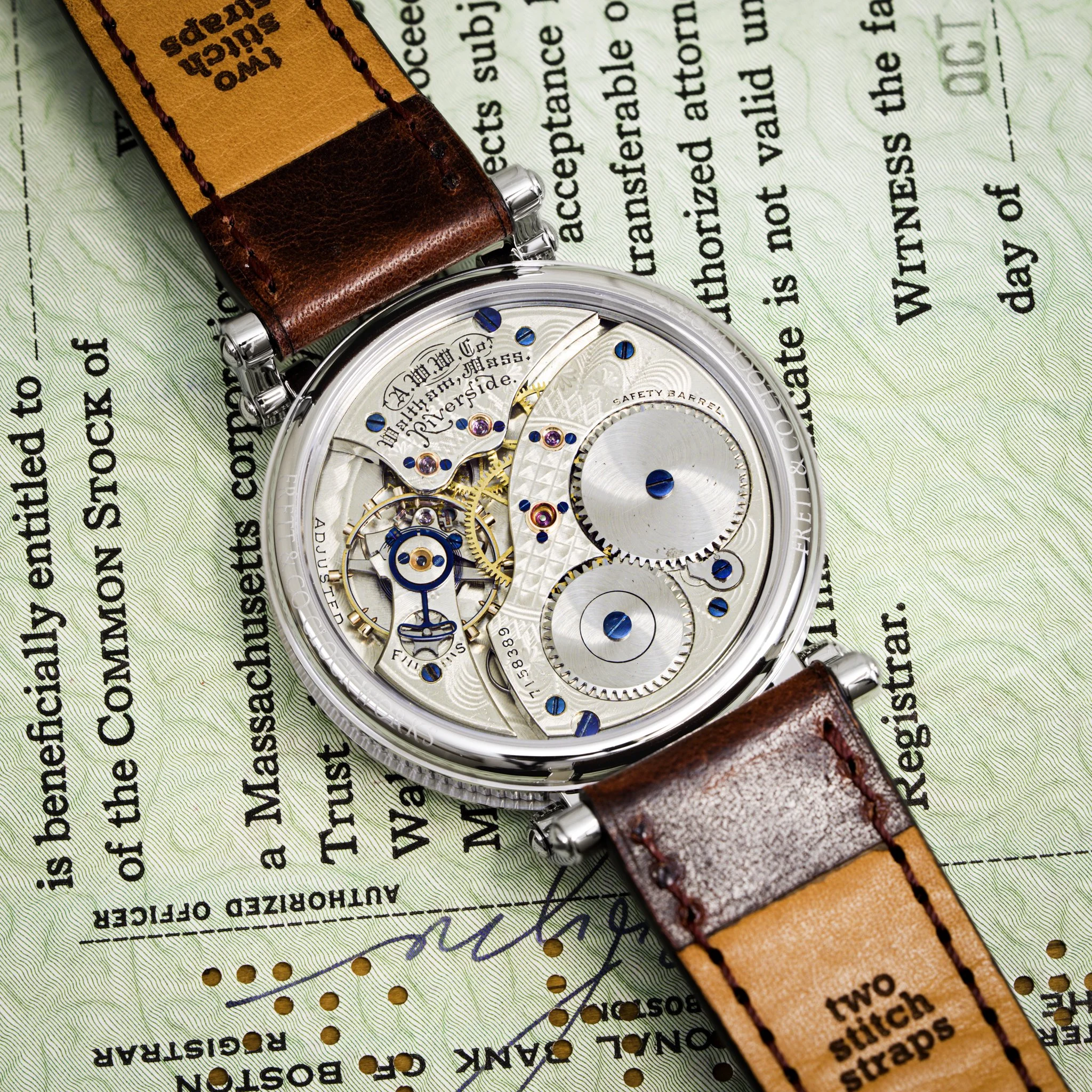 Waltham pocket watch conversion
