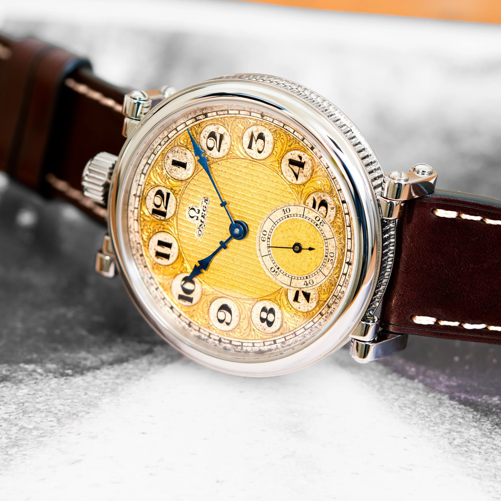 Omega pocket watch conversion