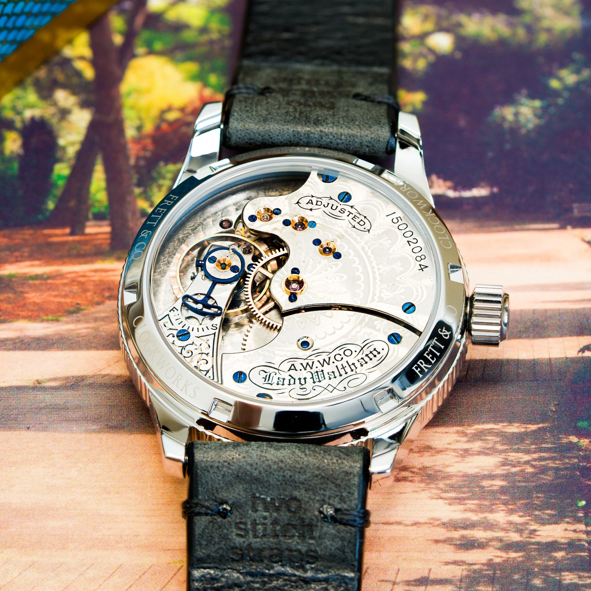 Waltham pocket watch conversion