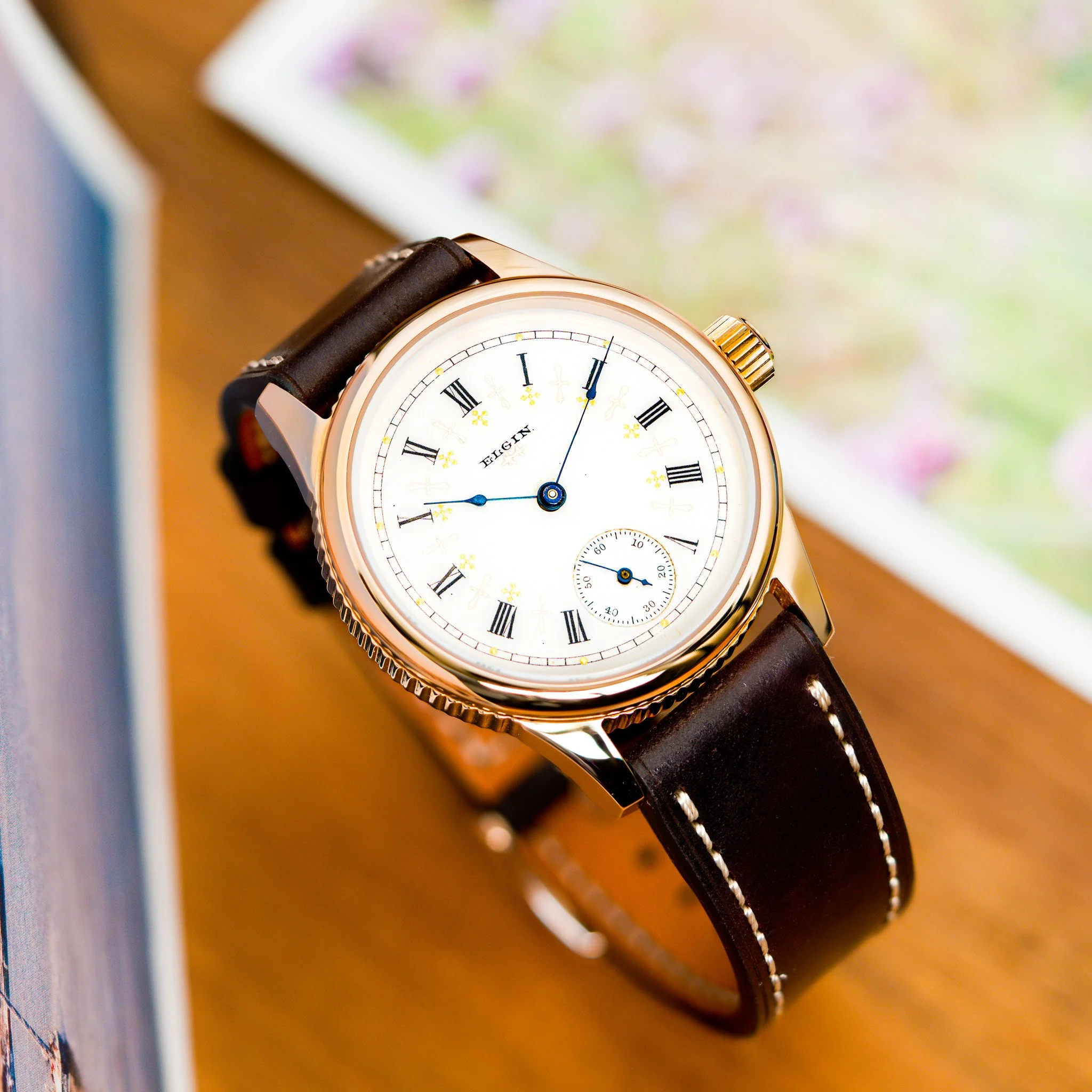 Elgin pocket watch conversion