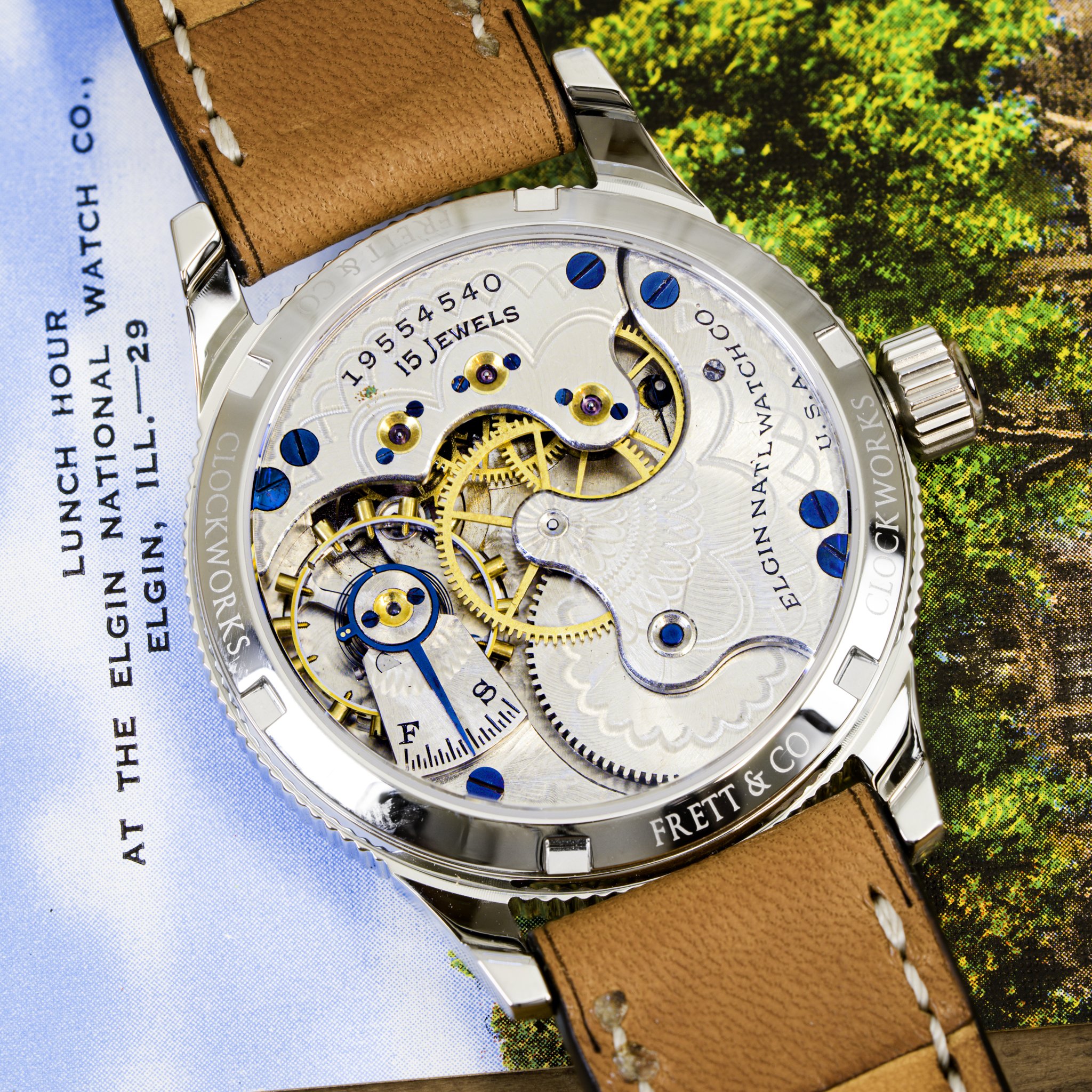 Elgin pocket watch conversion
