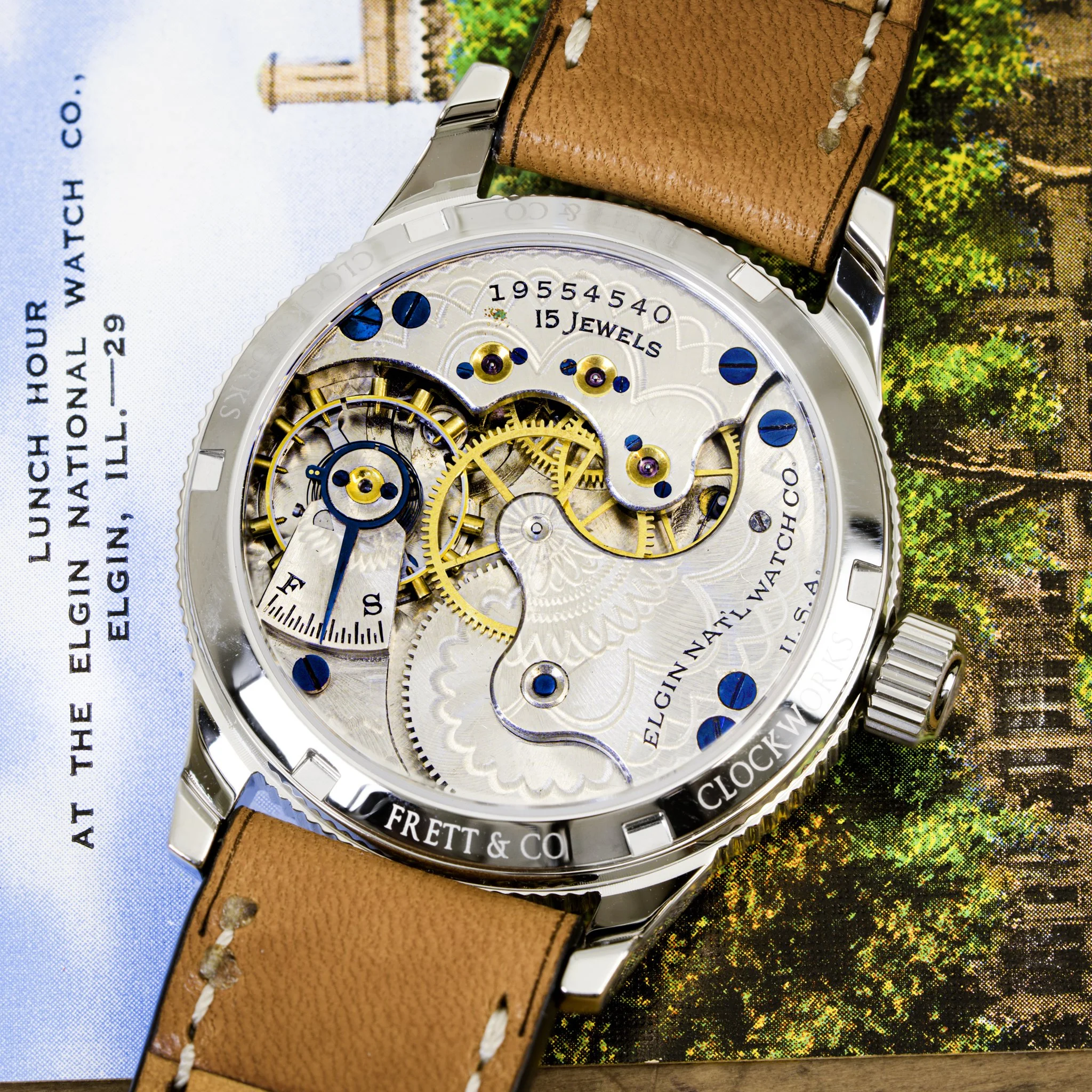 Elgin pocket watch conversion