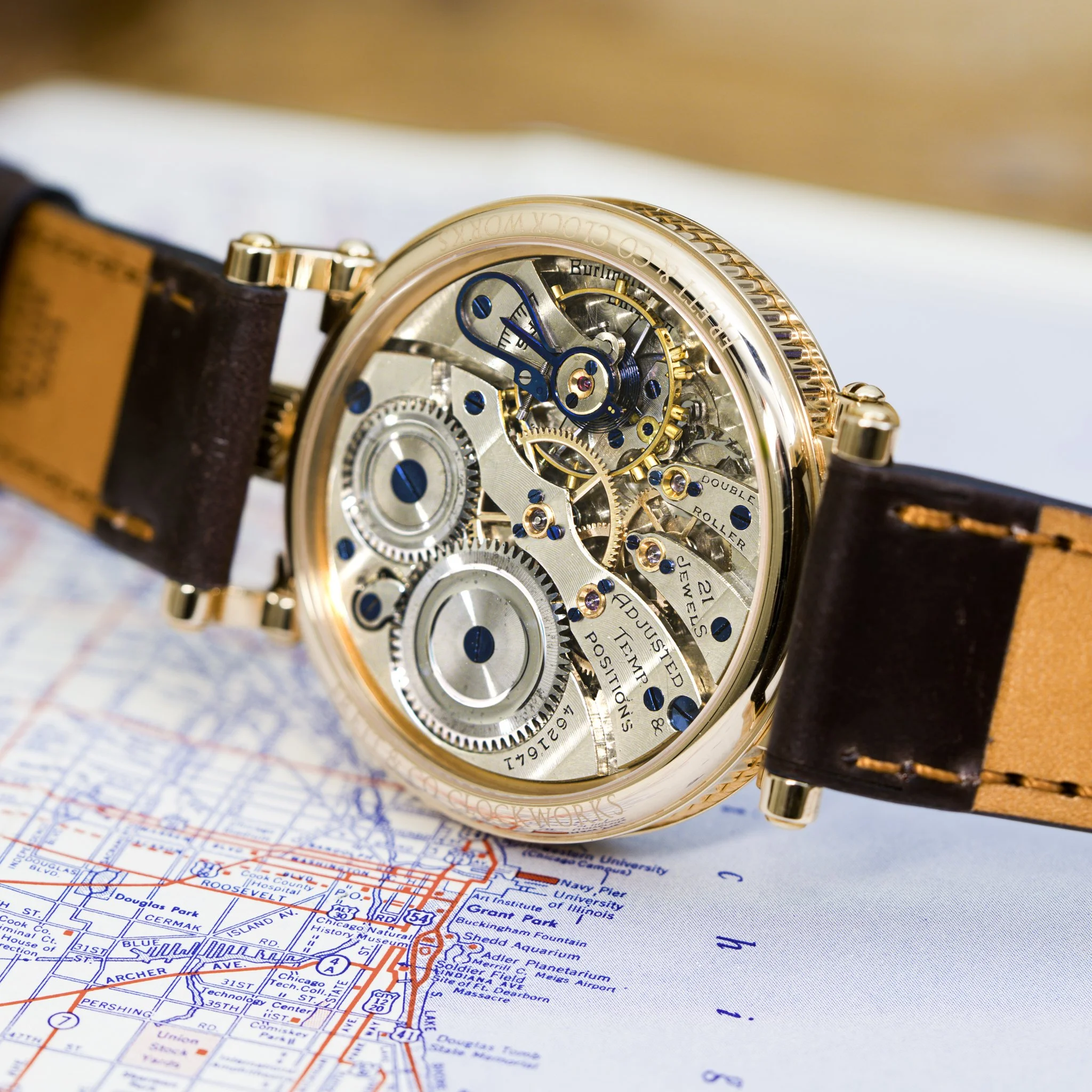 Burlington pocket watch conversion